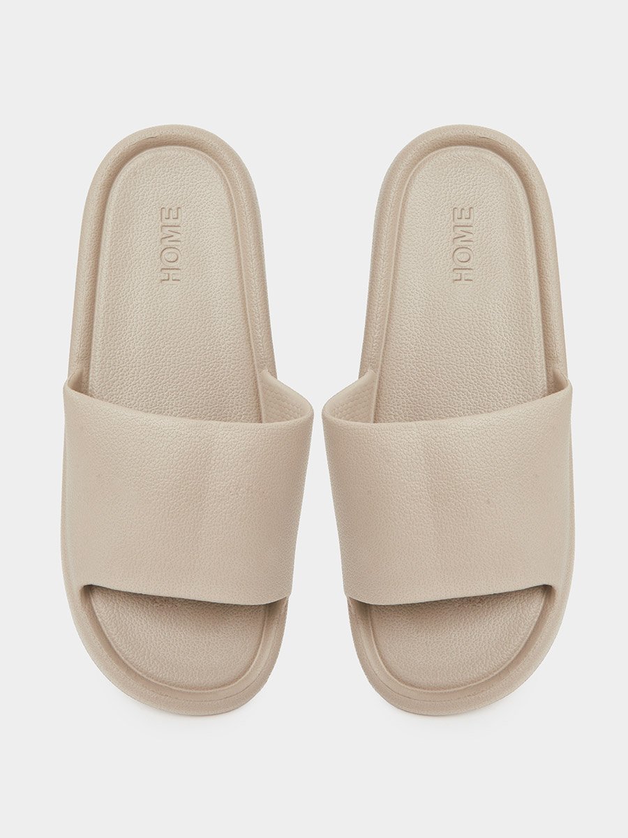 Beige Soft Comfort Home Slides