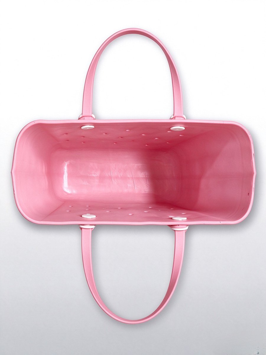Light Pink Tote Bag with Dual Handle