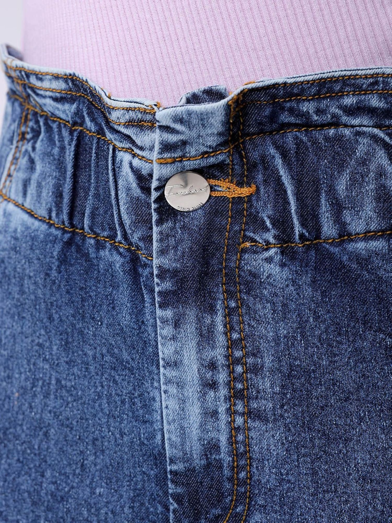 Blue Skinny Fit High-Rise Stretchable Jeans