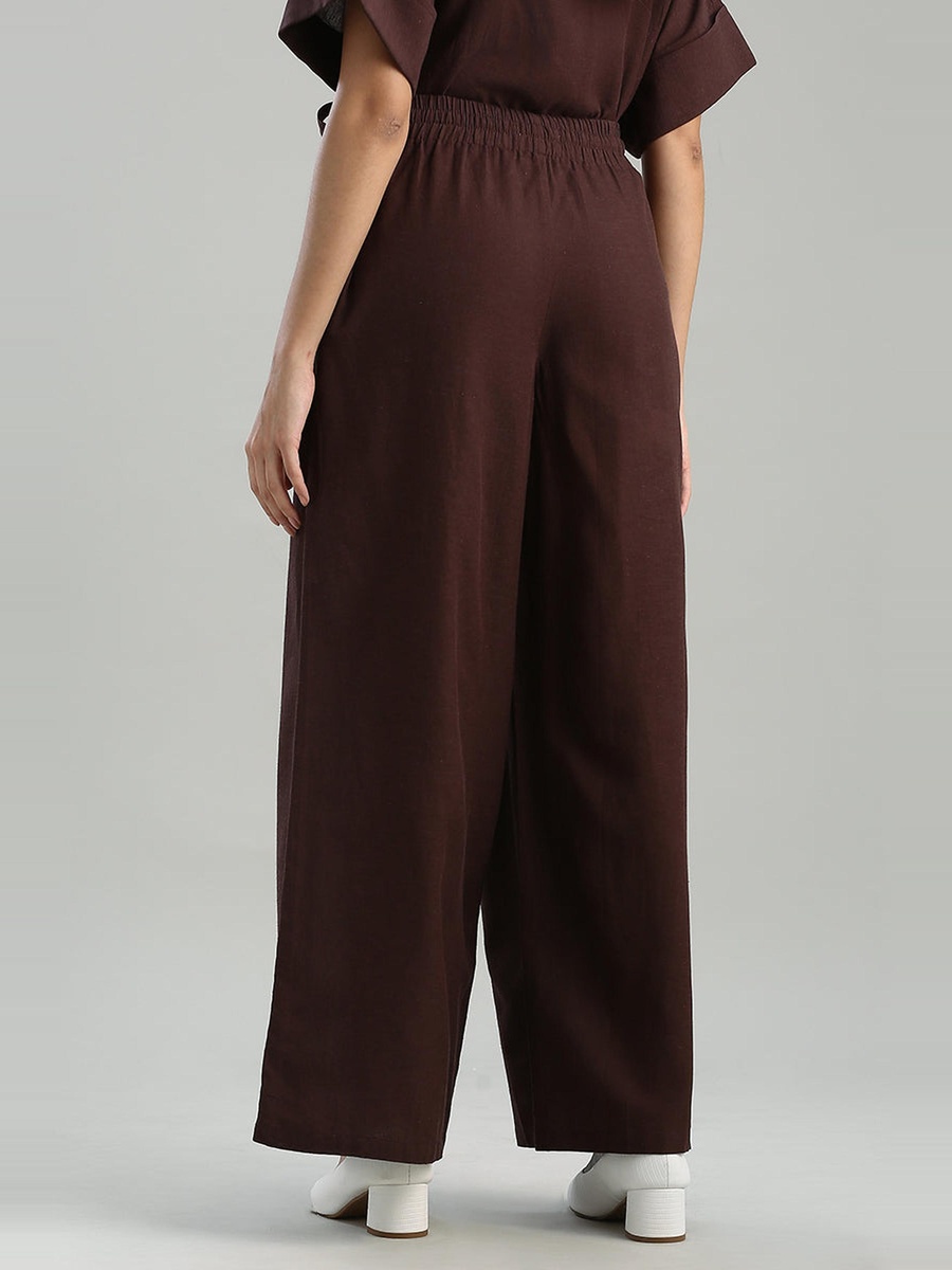 Relaxed Fit Wide Leg Pants