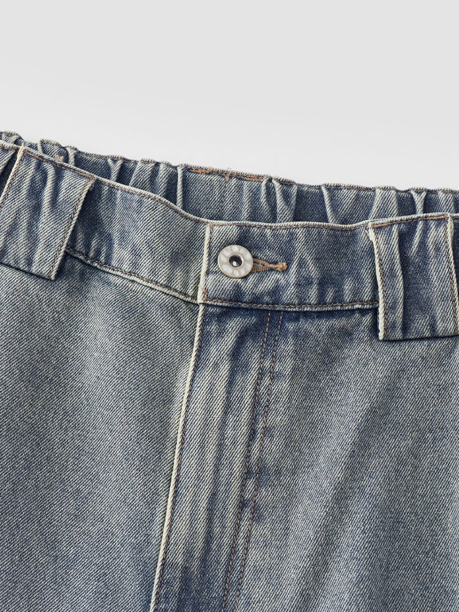 Men Cargo Denim Shorts