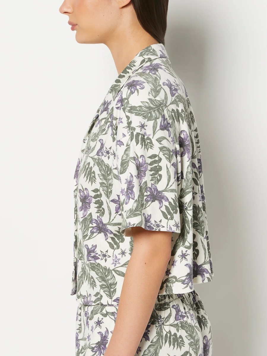 Multi Printed Short Sleeve Sleep Shirt