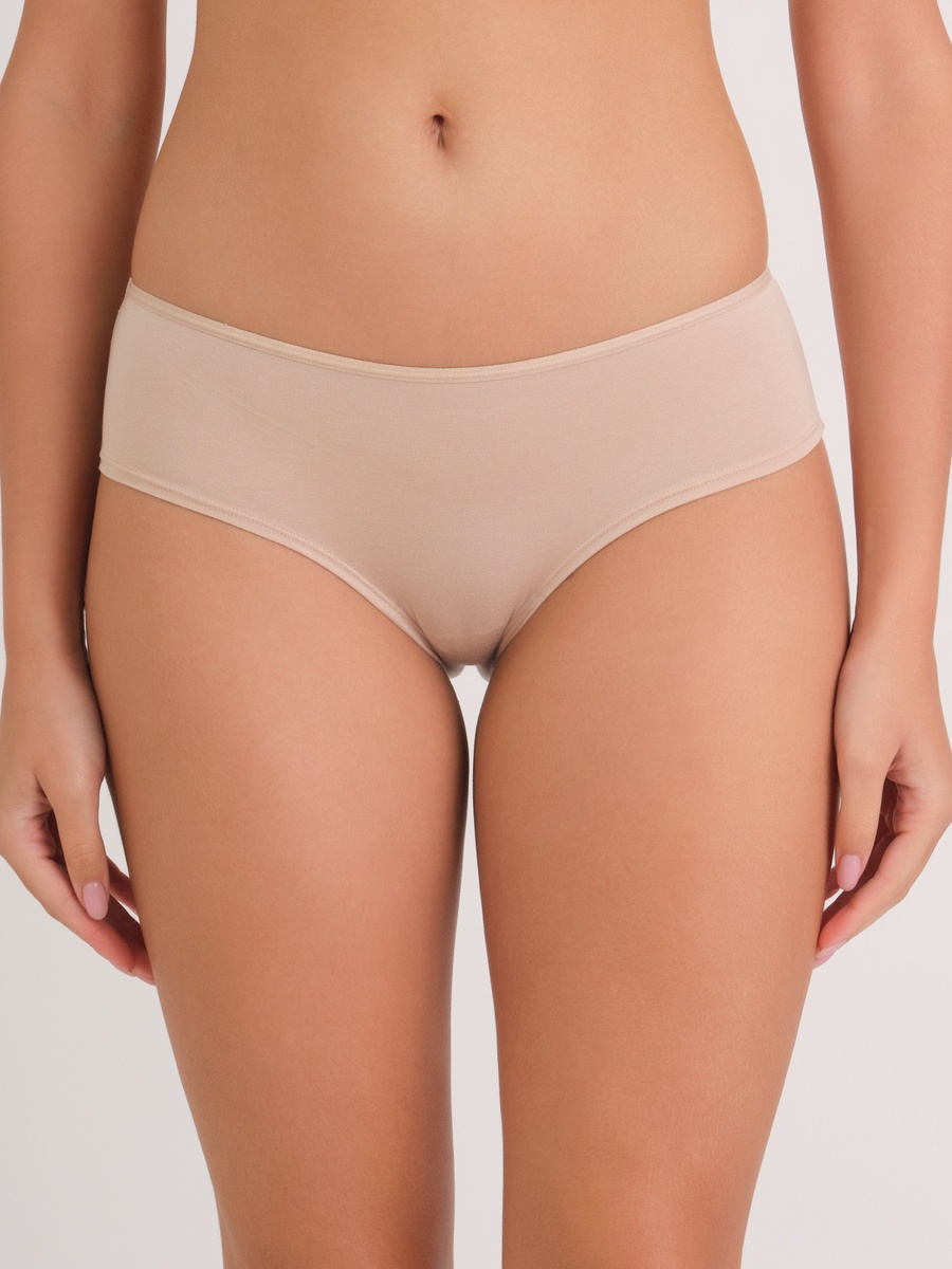 Beige Ultrasoft Hipster Panty