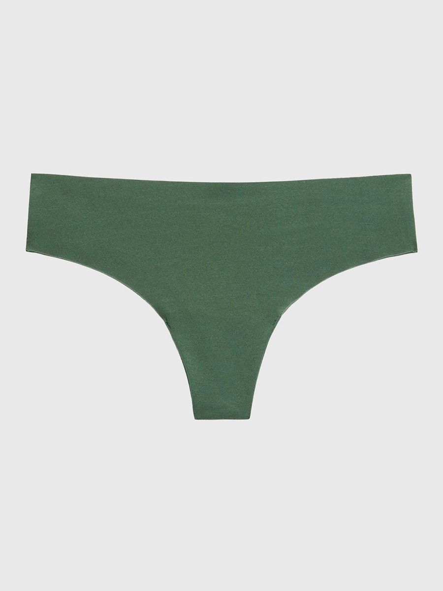 Green Seamless Thong