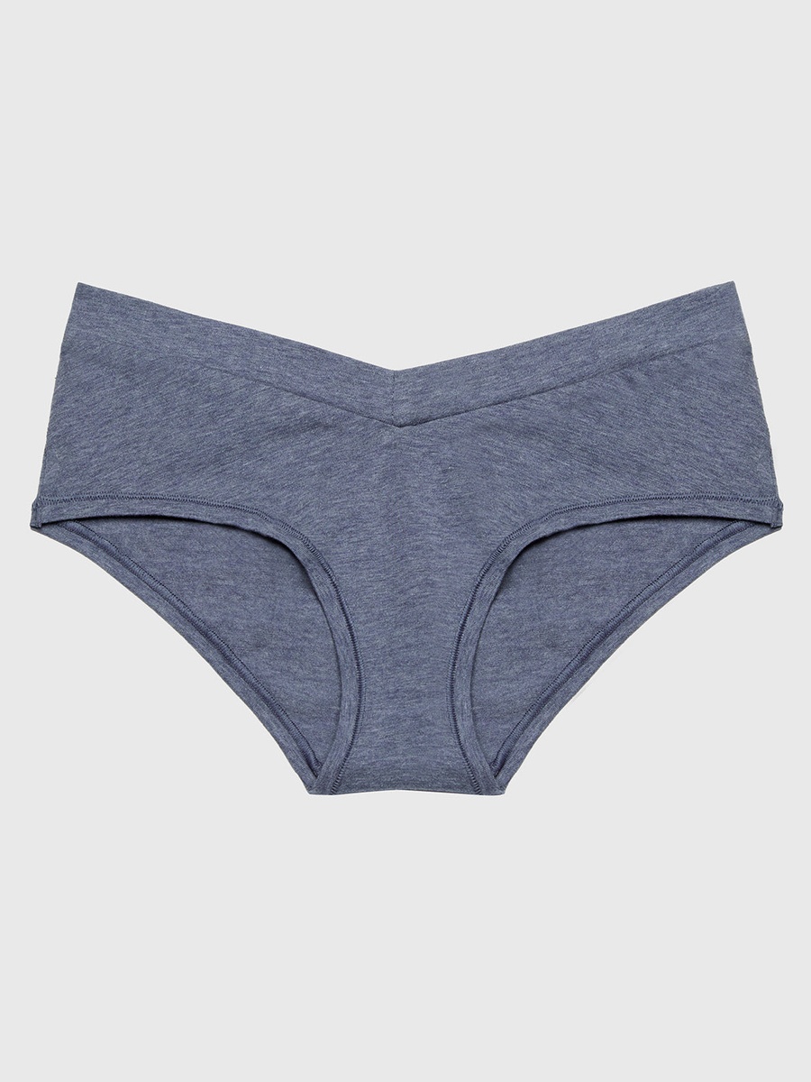 Blue Cotton Hipster Panty