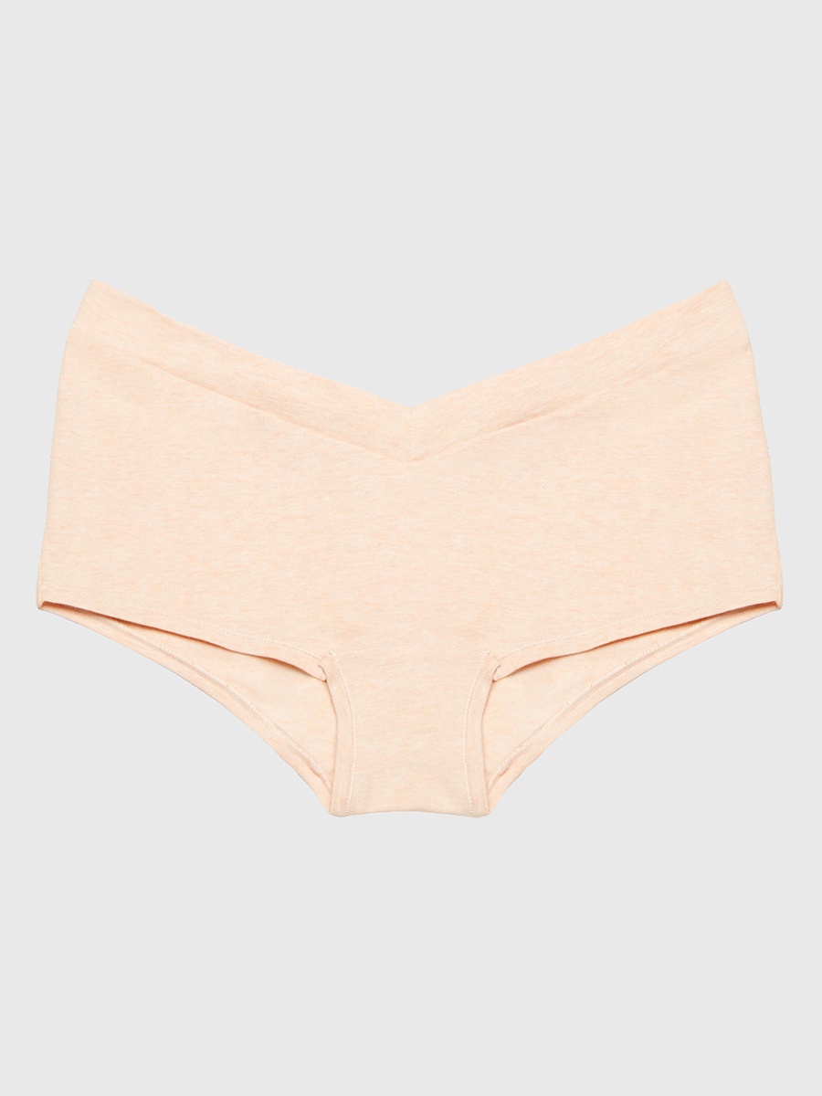 Light Pink Solid Boyshorts