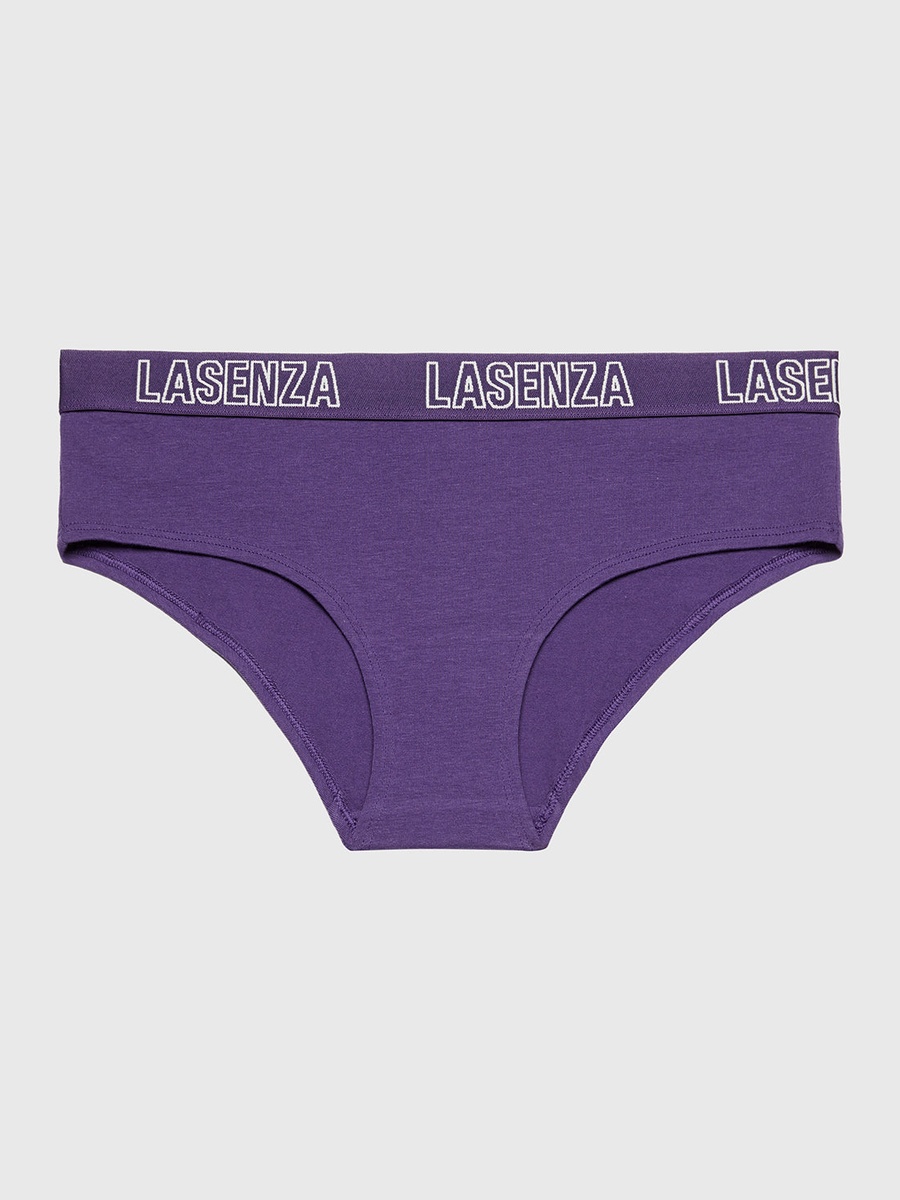 Purple Hipster Panty with Logo