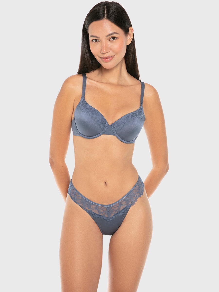Blue Lace Diva Thong