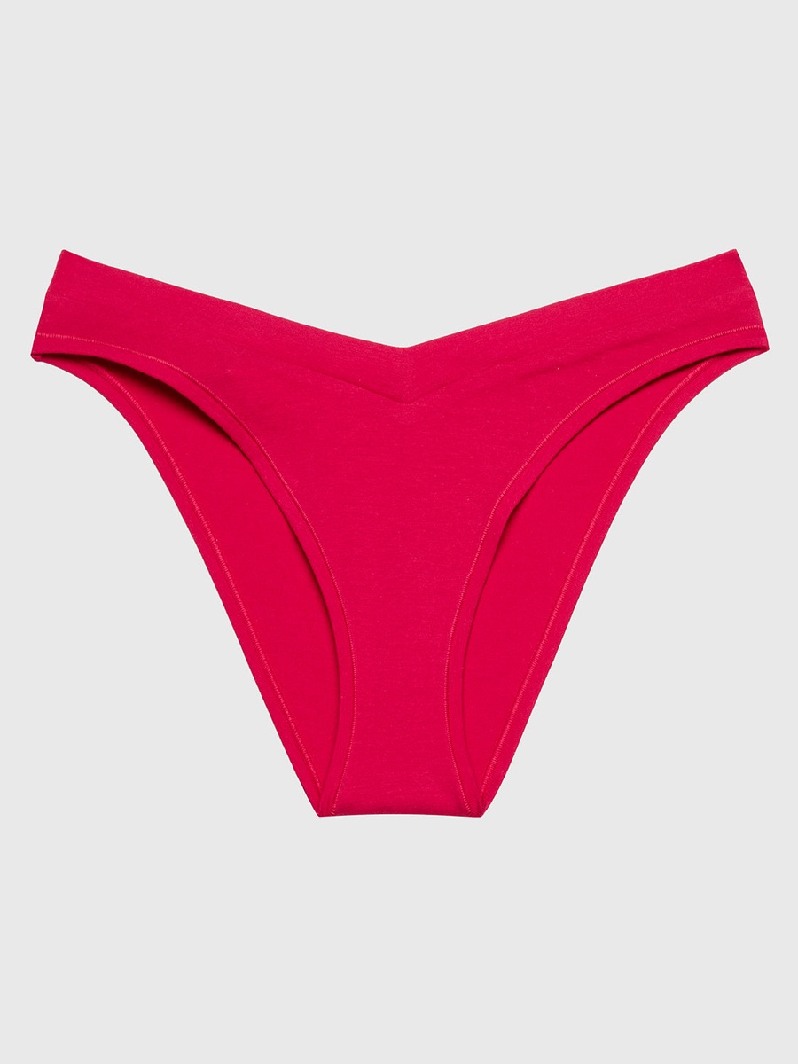 Red Cotton Bikini