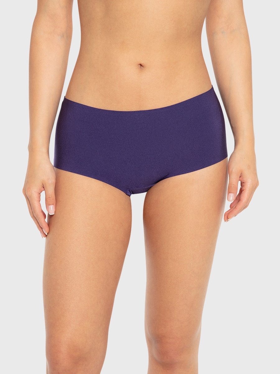 Blue Seamless Boyshorts