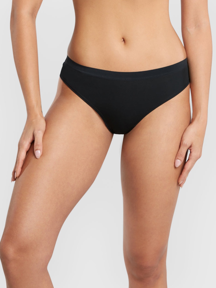 Black Ultrasoft Thong
