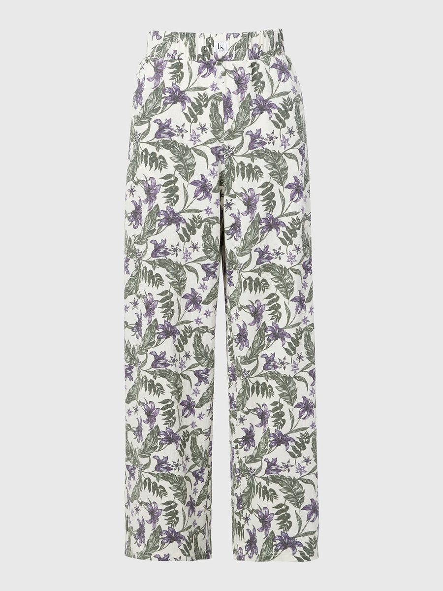 Multi Casual Sleep Textured Knit Pants