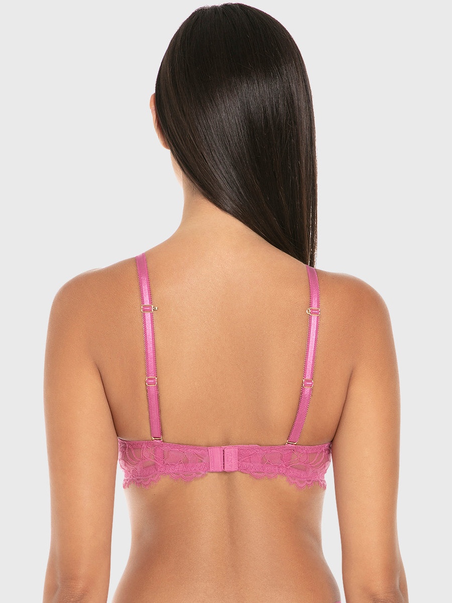Pink Double Push Up Plunge Bra