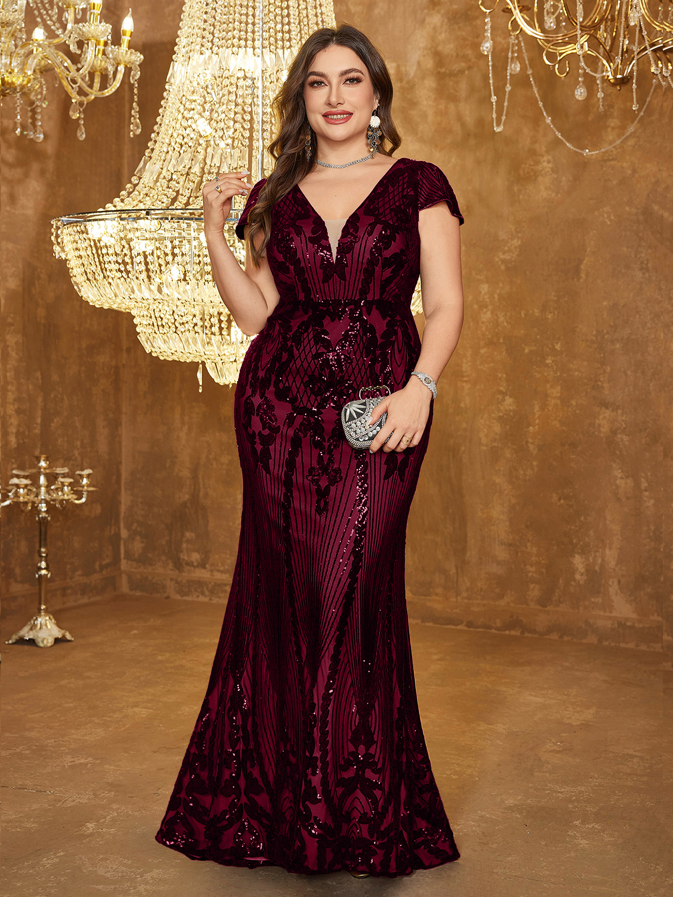 basic bodycon maxi dress Dress it up with wine red Lulus Dress Wondrous Water Size:16.5 36/37