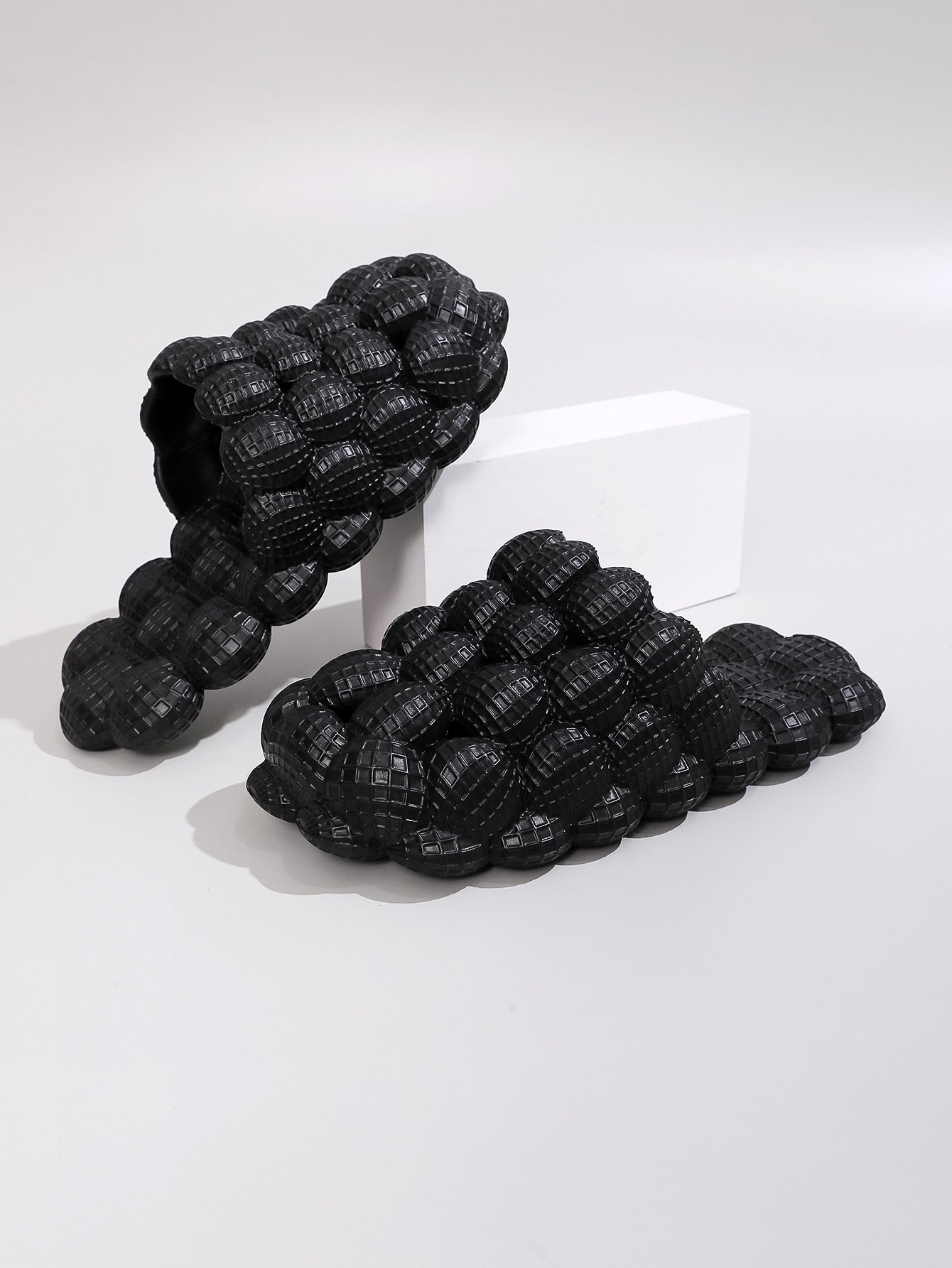 Slides for Women Men Pillow Slippers Non-Slip Bathroom Shower Sandals Soft Thick Sole Indoor and Outdoor Slides