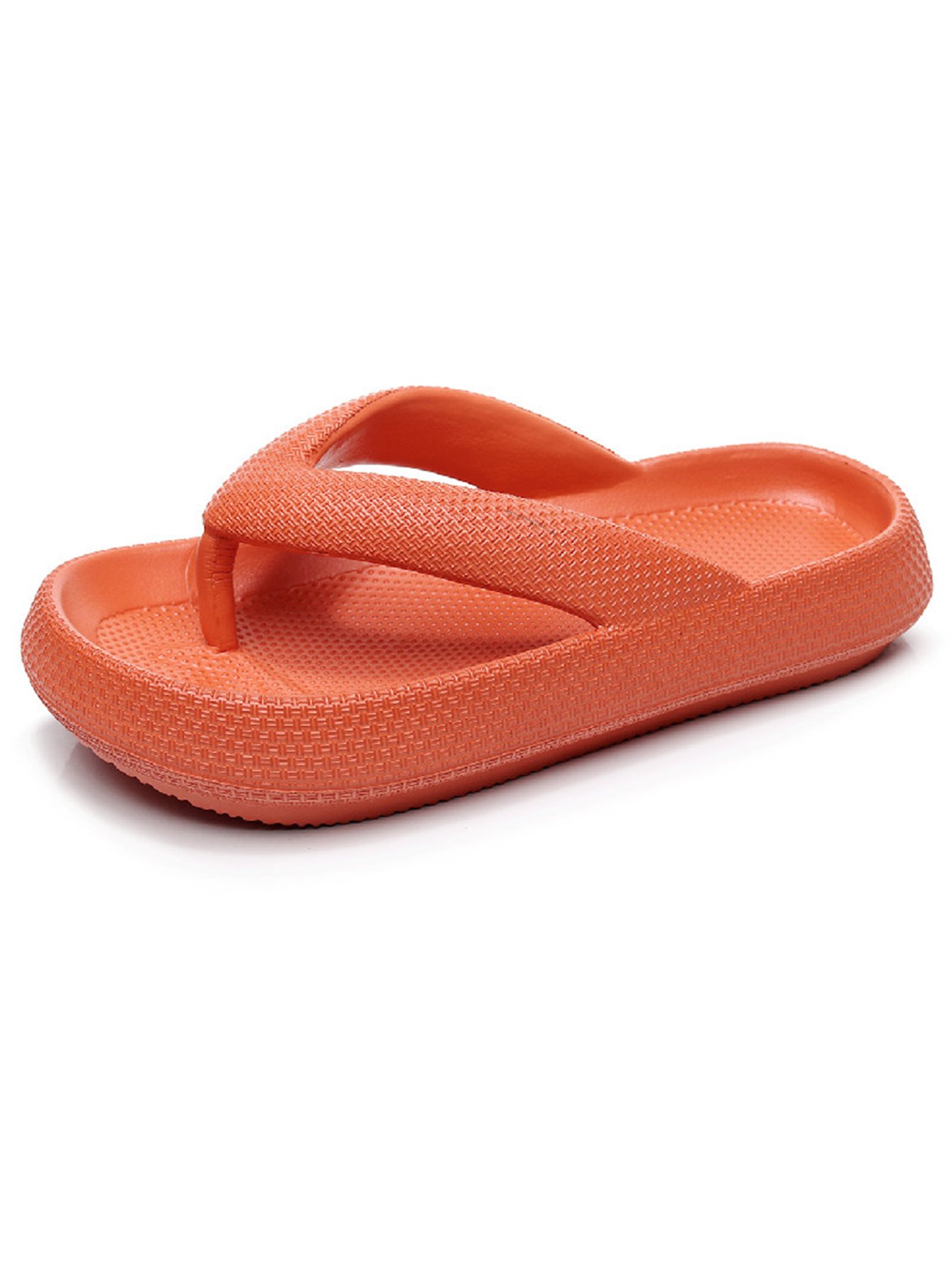 Rust Plain Flip Flops