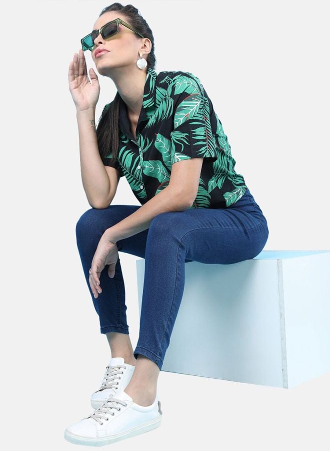 Blue Skinny Fit Solid High-Rise Denim Jeggings