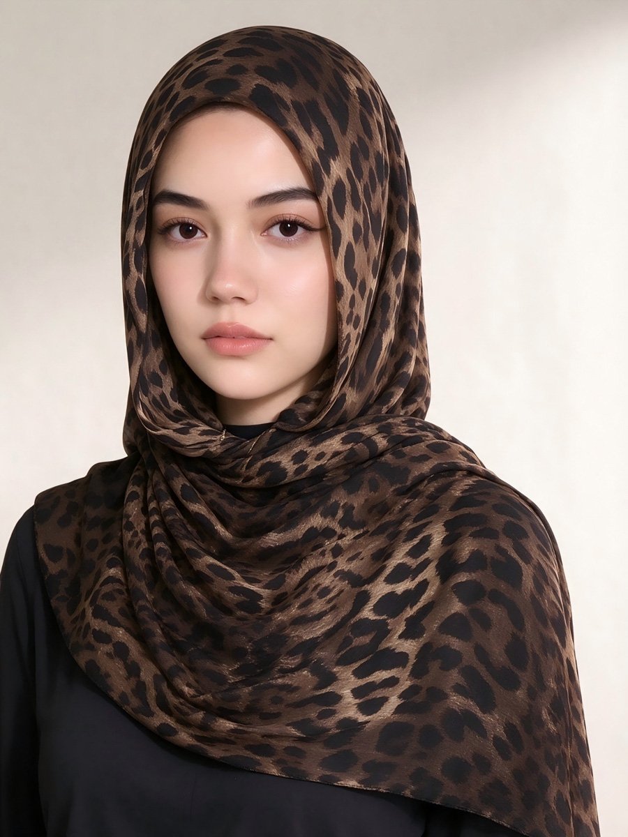 Leopard Print Scarf