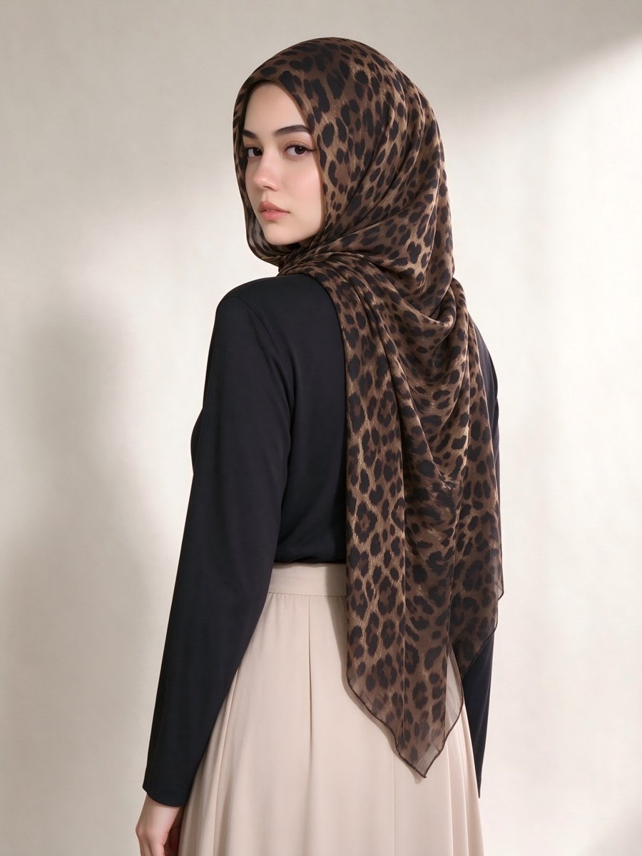 Leopard Print Scarf