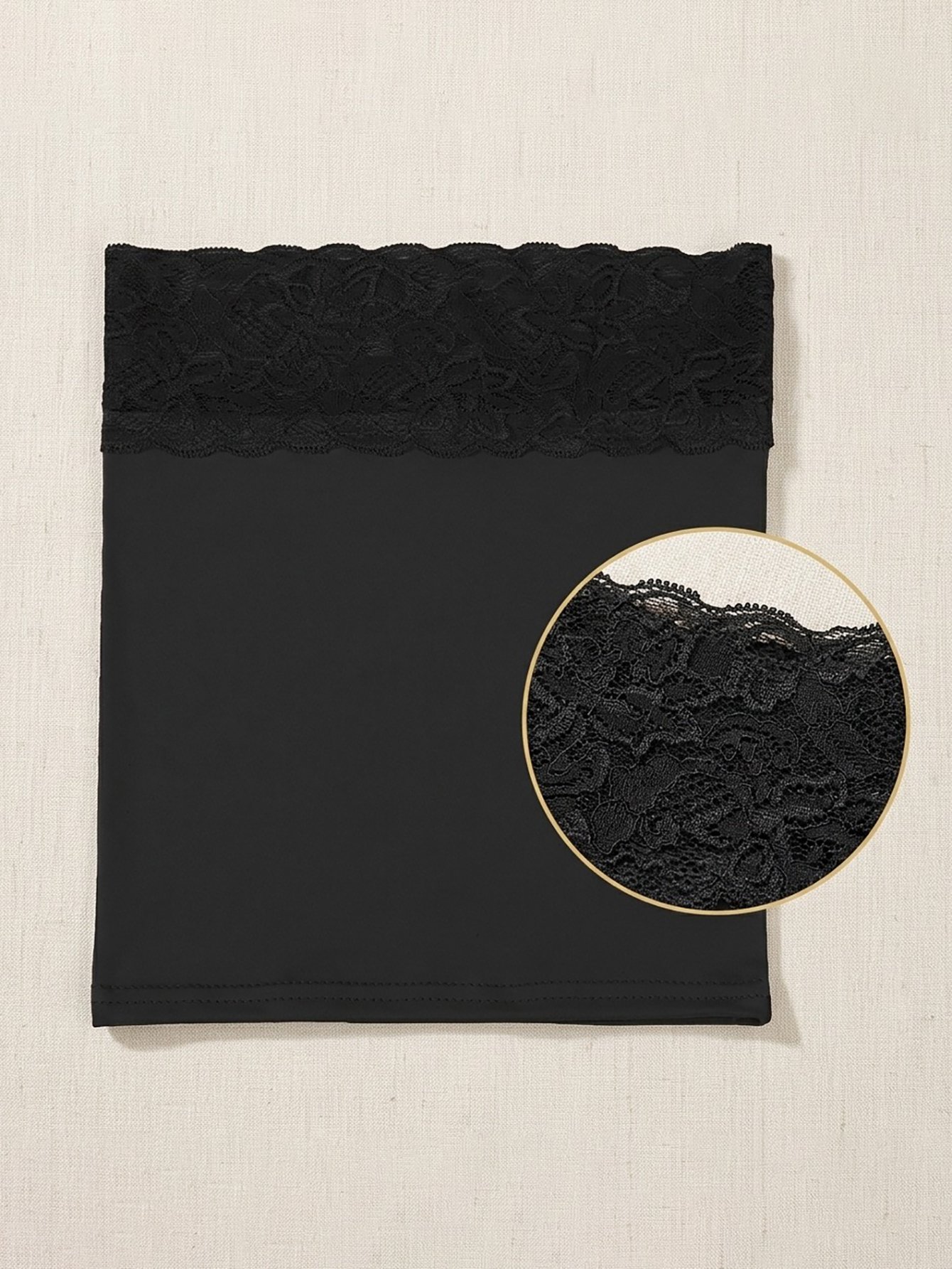 Black Lace Hijab