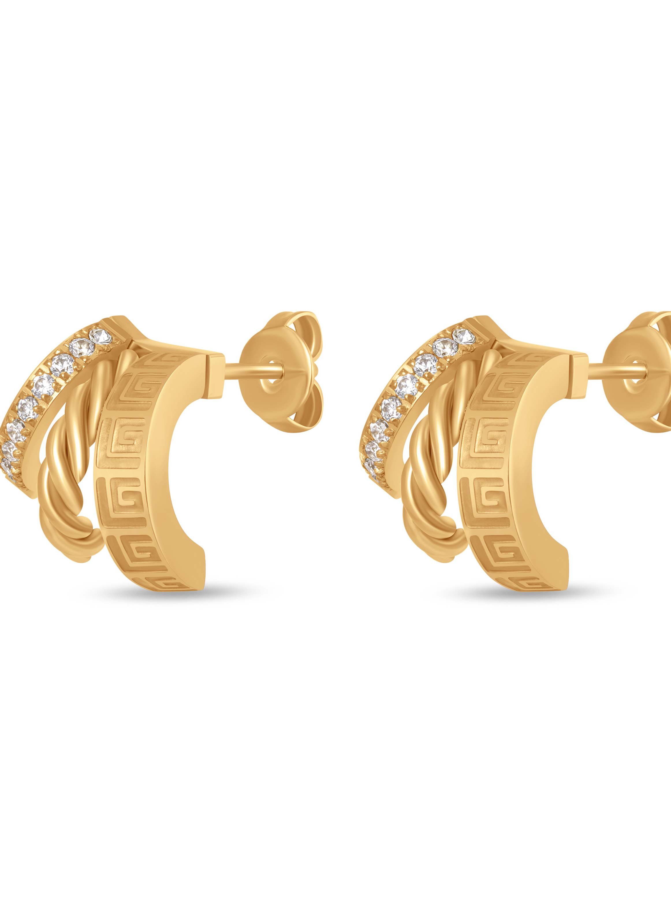 Eleonore Women Stainless Steel Stud Earrings
