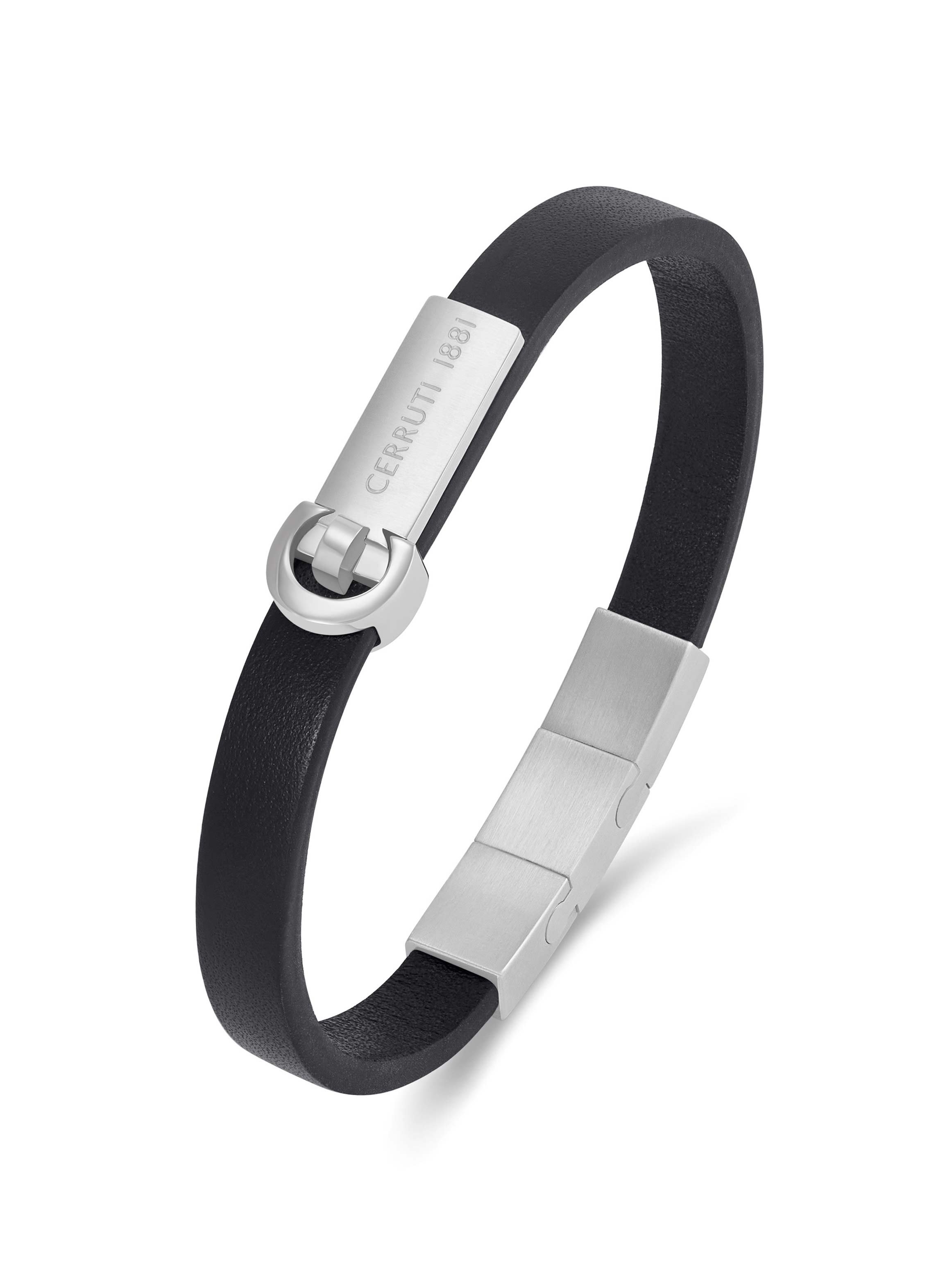Oscar Men Braided Leather Bracelet