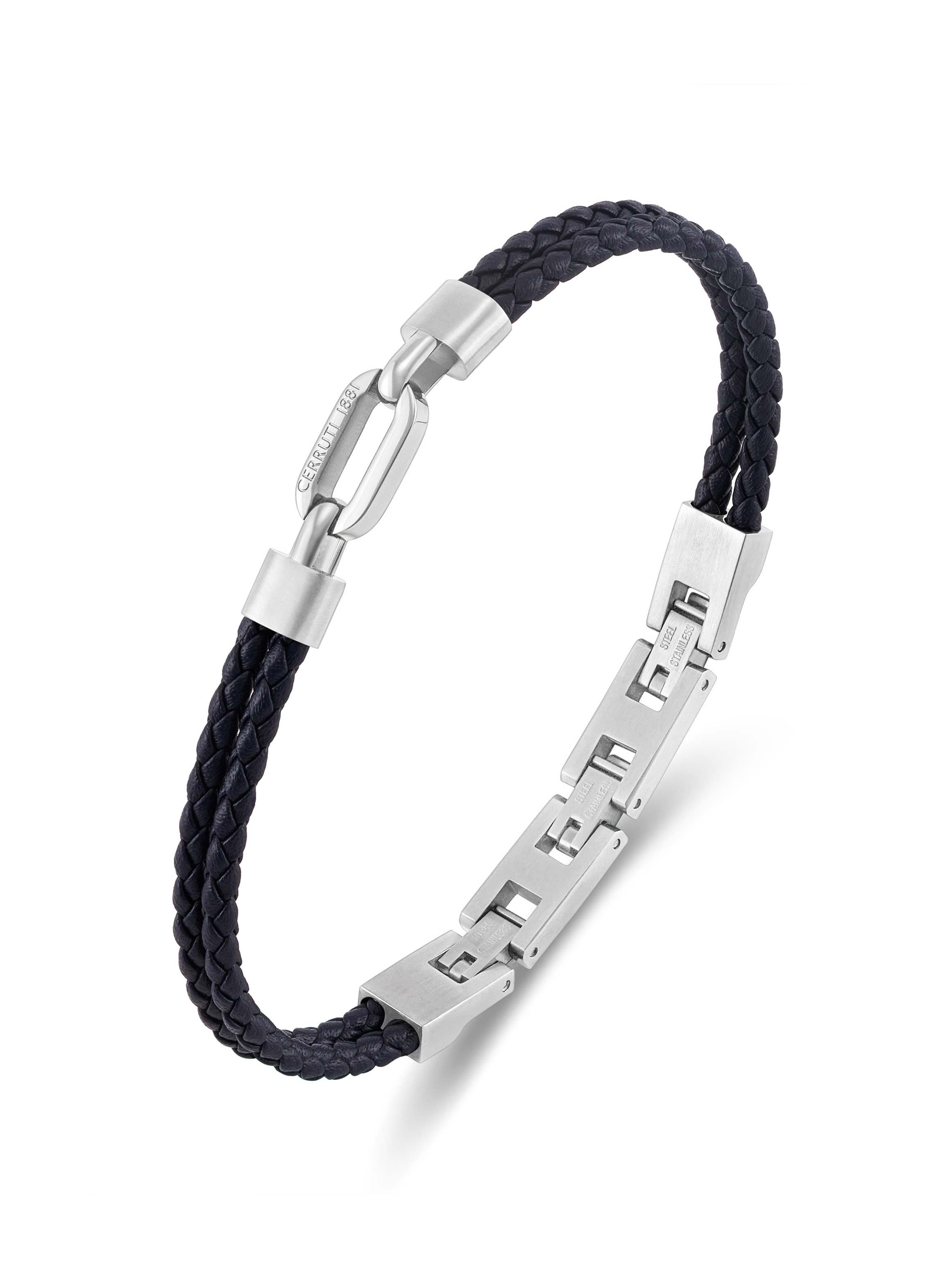 Tommaso Men Braided Leather Bracelet