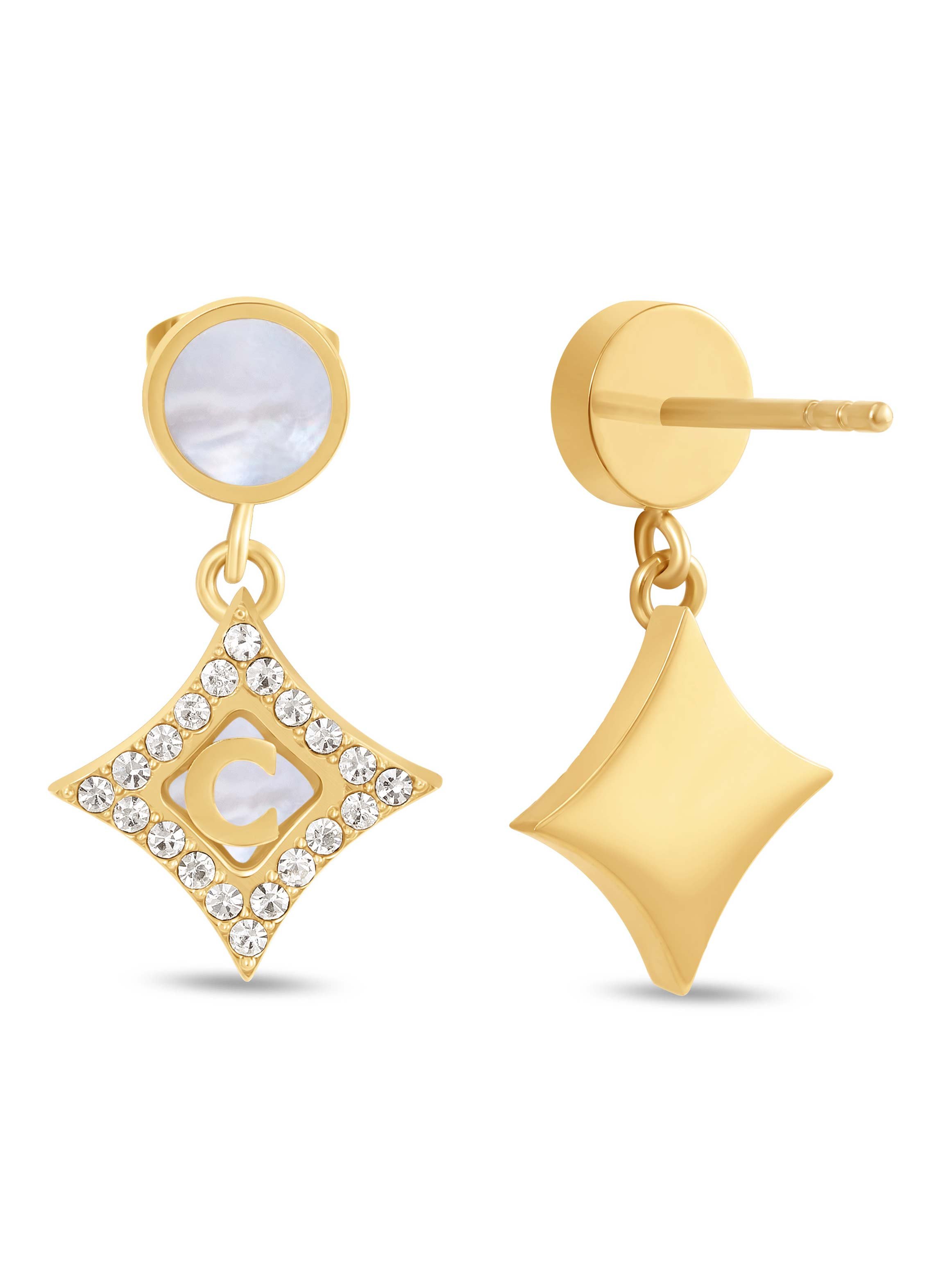 Tessa Women Stainless Steel Drop Earrings