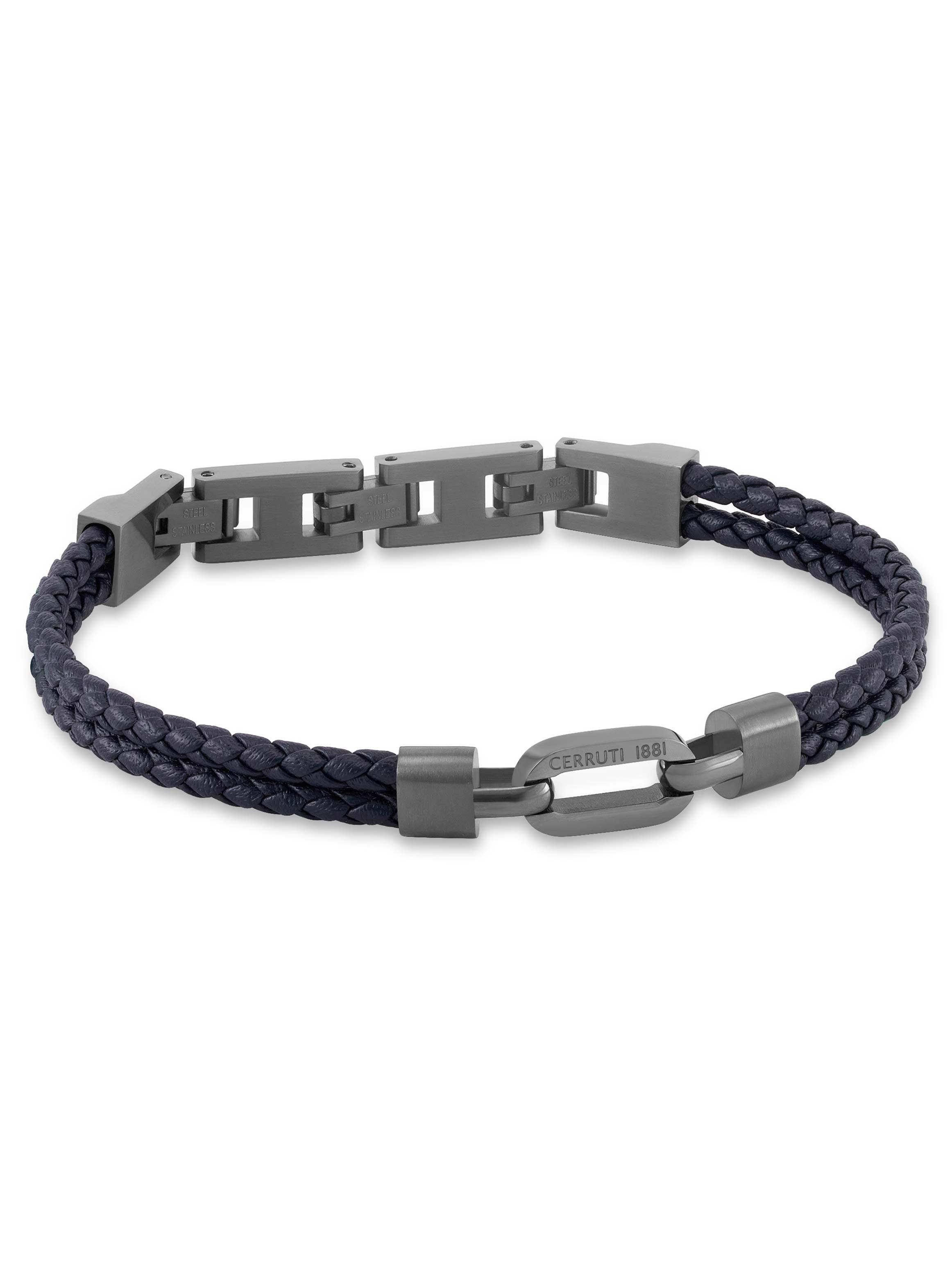 Tommaso Men Braided Leather Bracelet