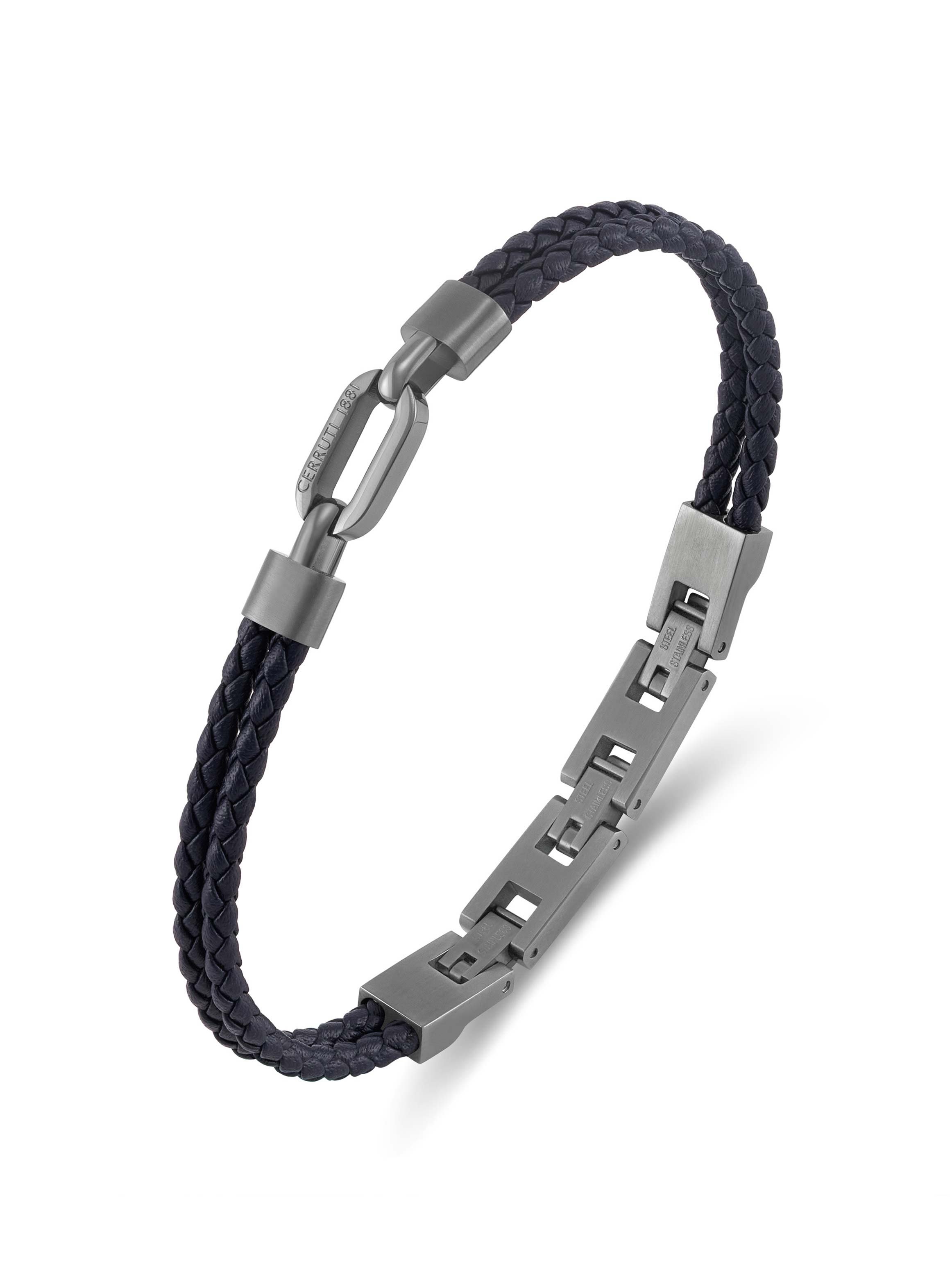 Tommaso Men Braided Leather Bracelet