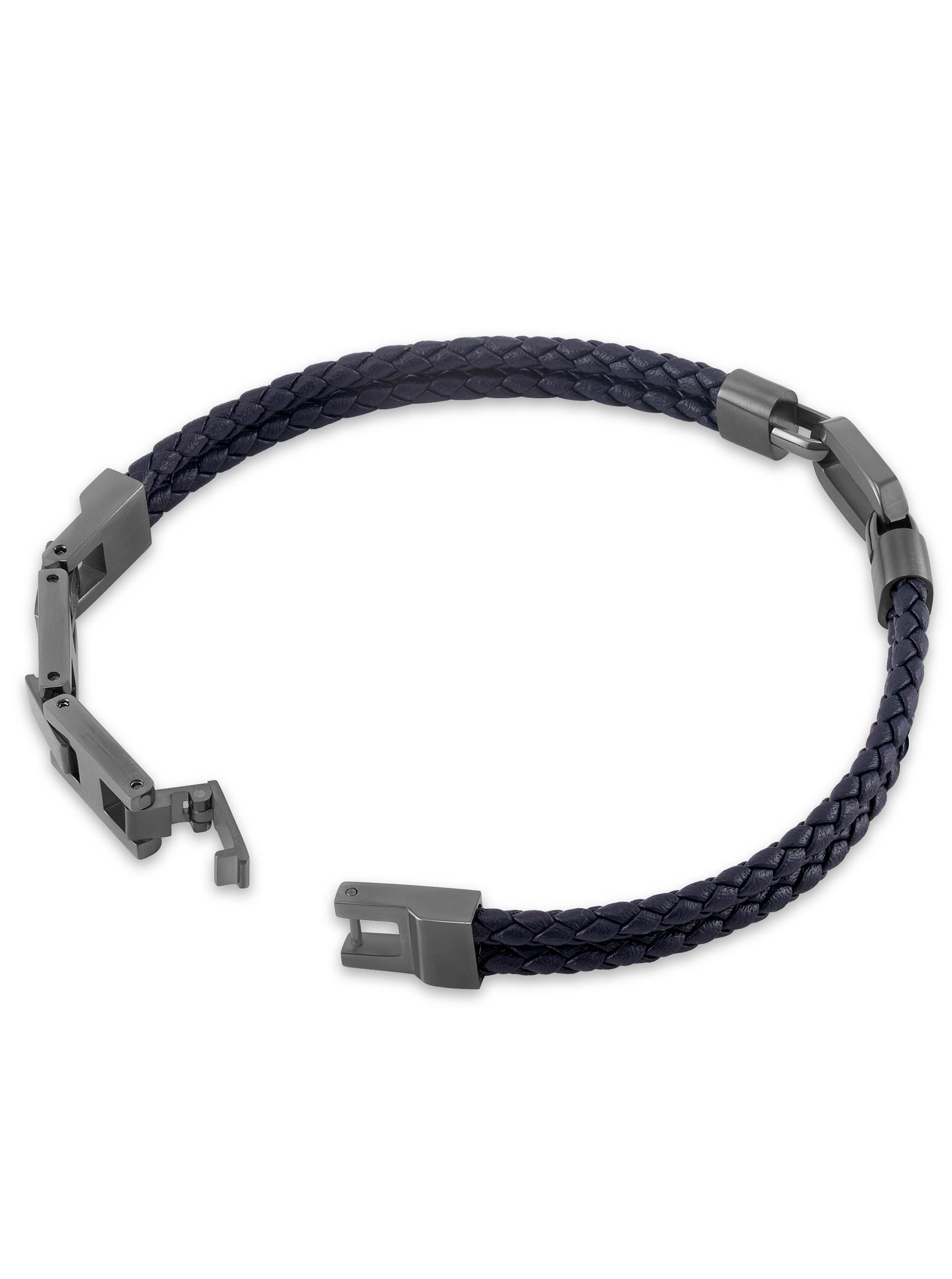 Tommaso Men Braided Leather Bracelet