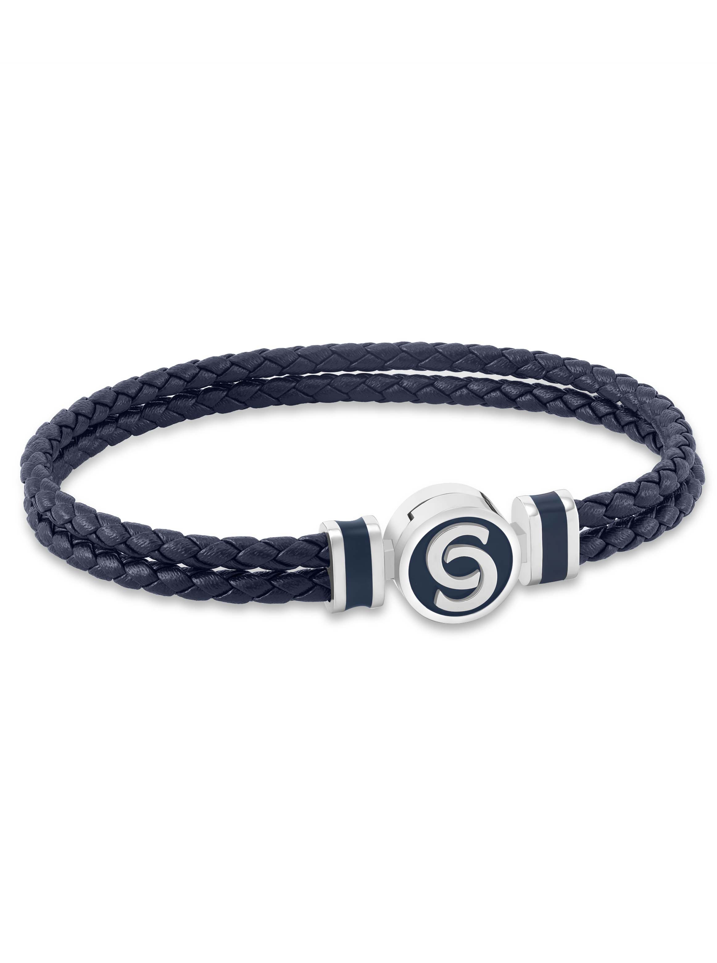 Daniele Men Braided Leather Bracelet