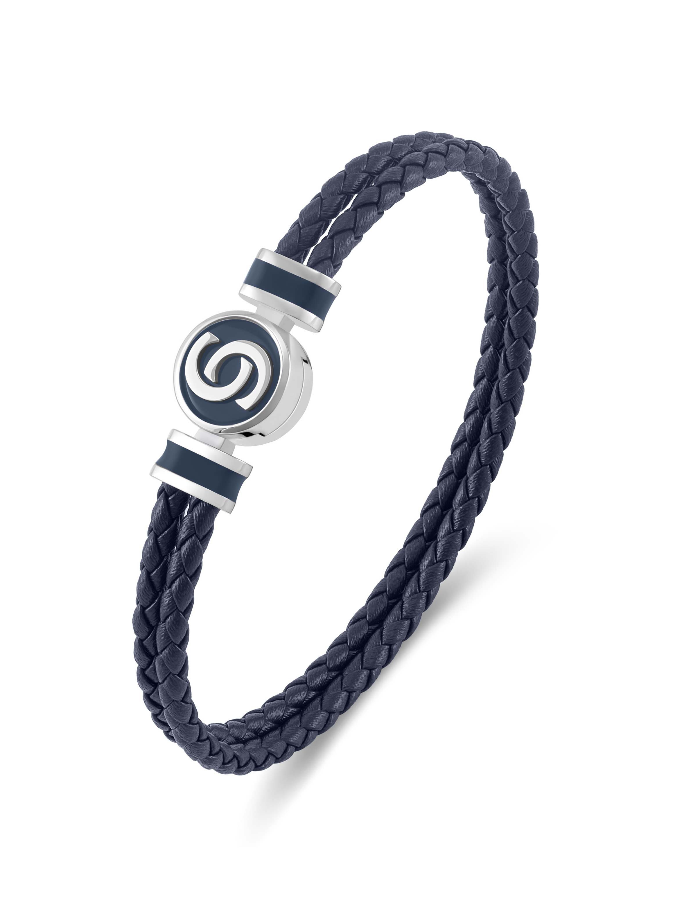 Daniele Men Braided Leather Bracelet