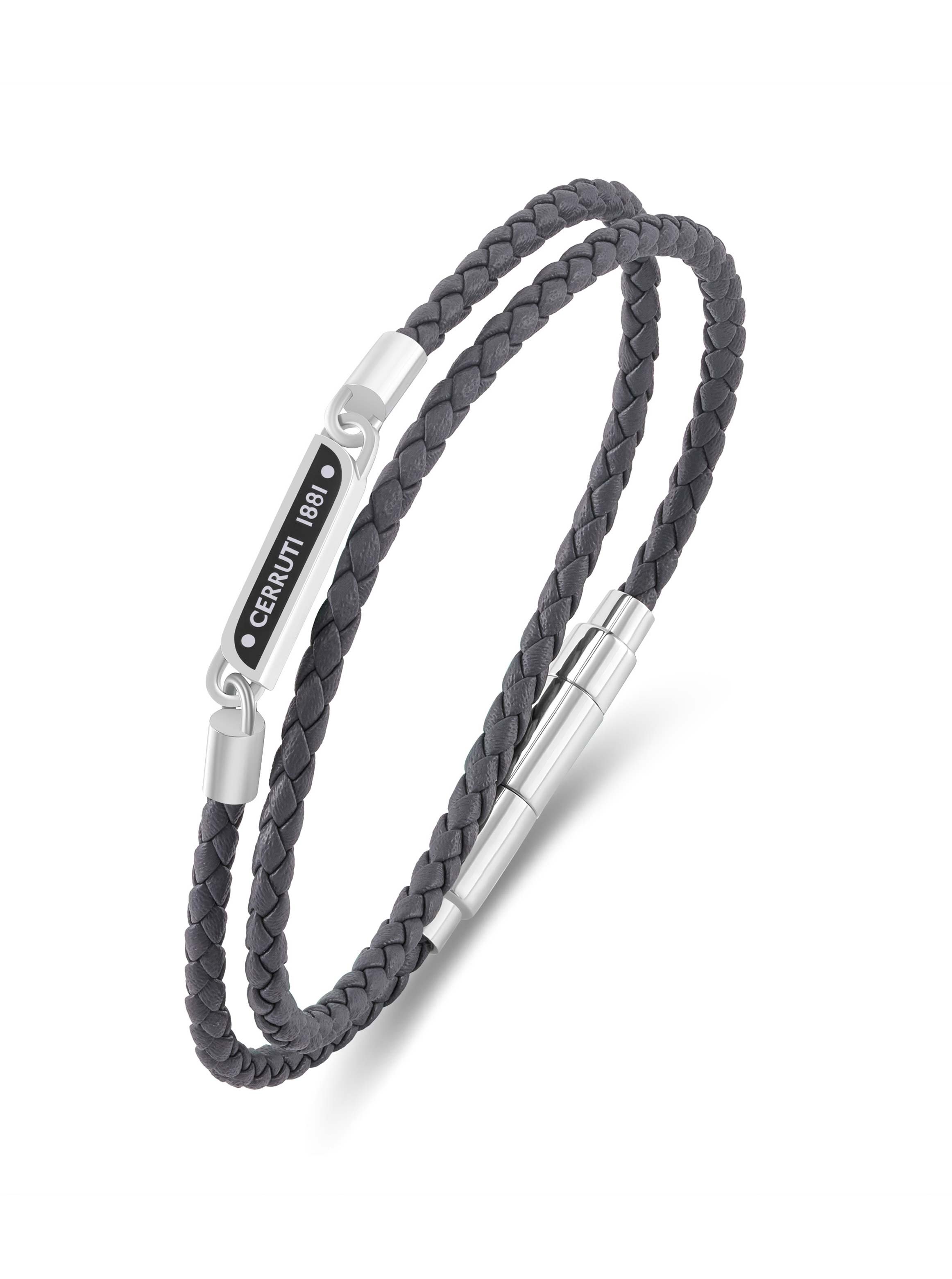 Emiliano Men Braided Leather Bracelet