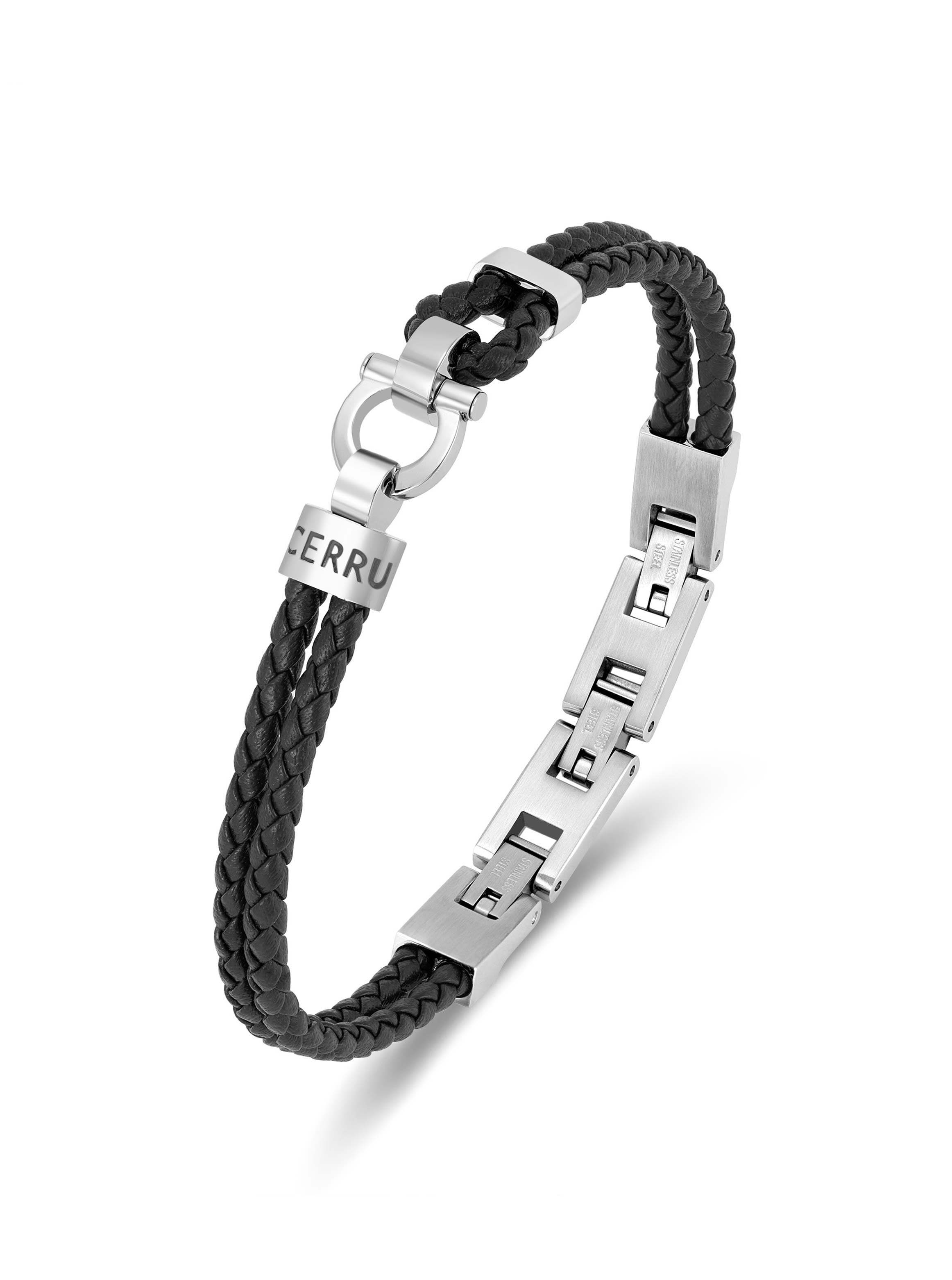 Federico Men Braided Leather Bracelet