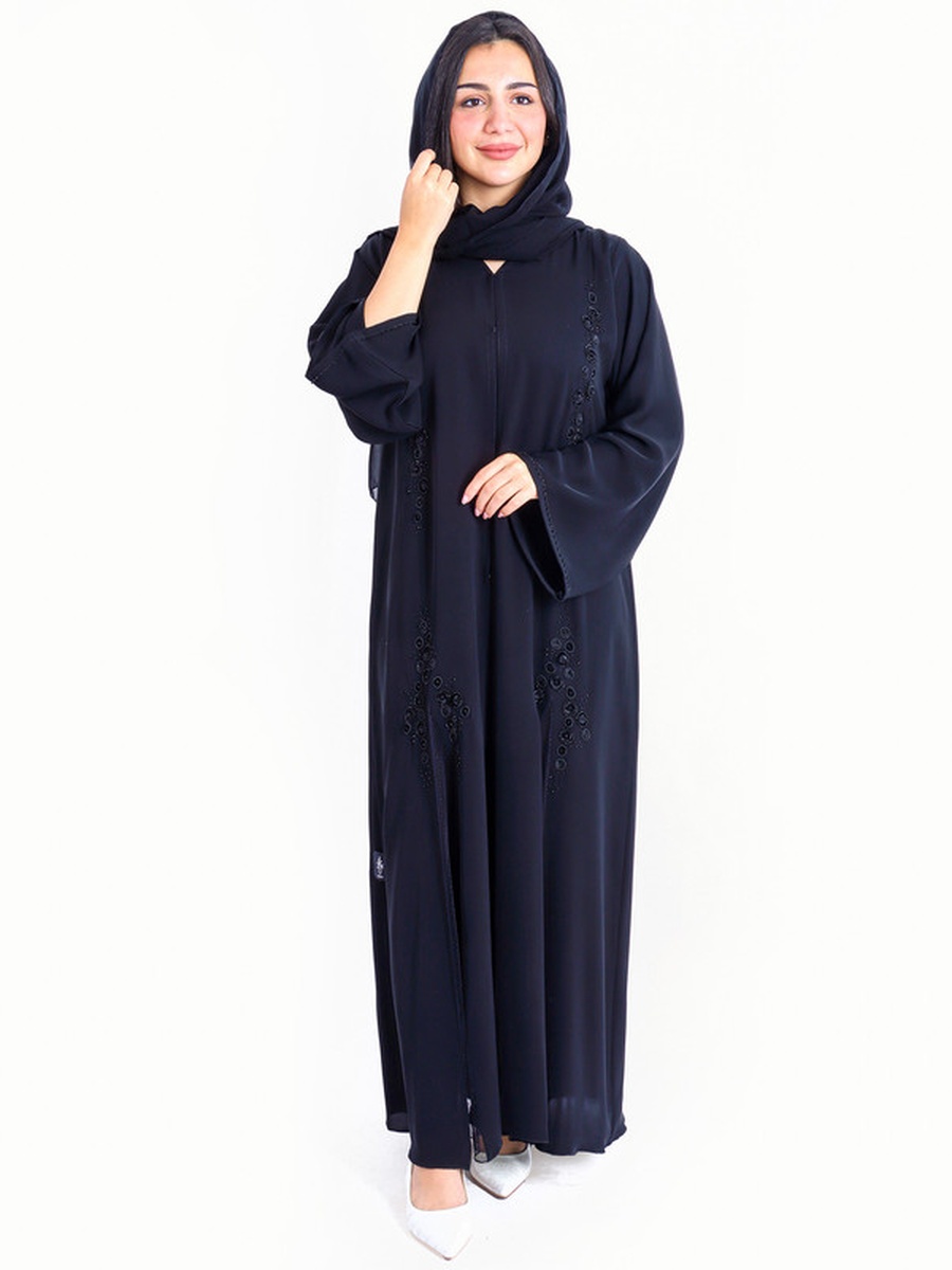 Black Artisan Handwork Emirati Abaya