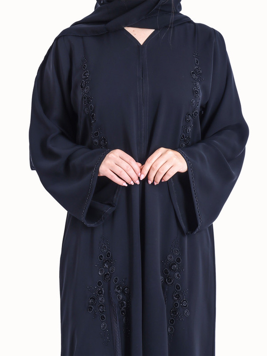 Black Artisan Handwork Emirati Abaya