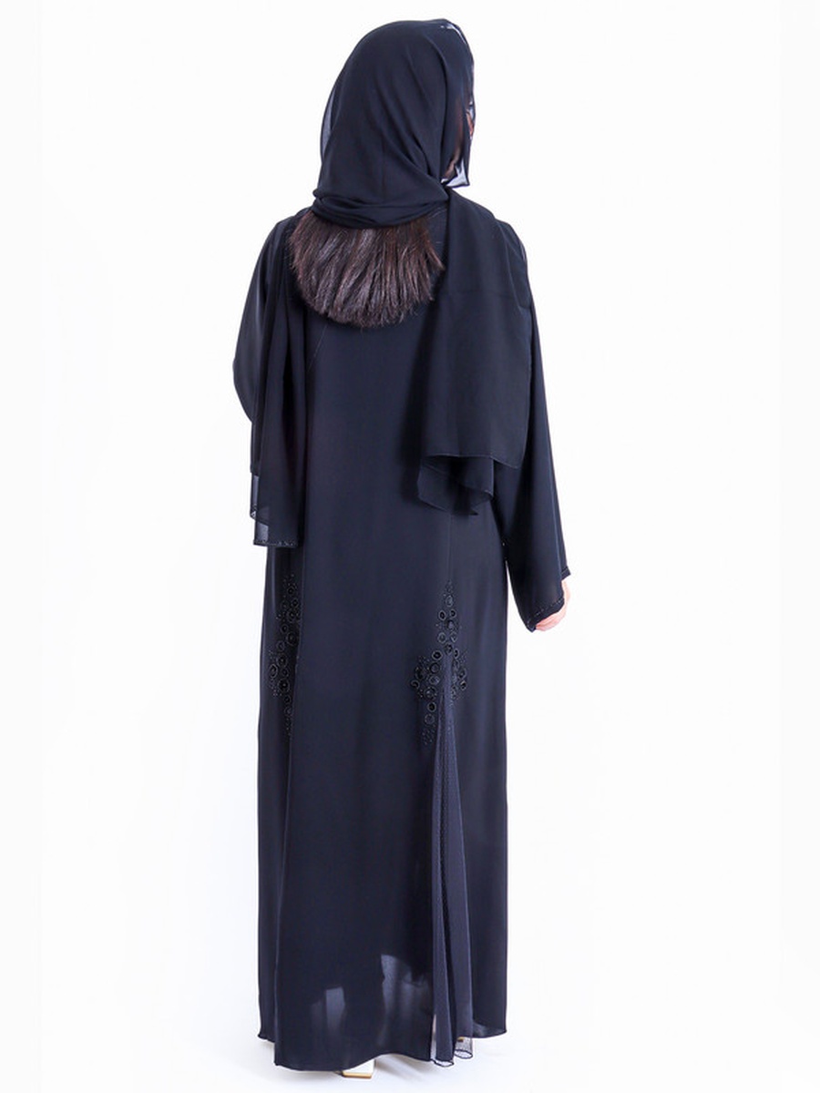 Black Artisan Handwork Emirati Abaya