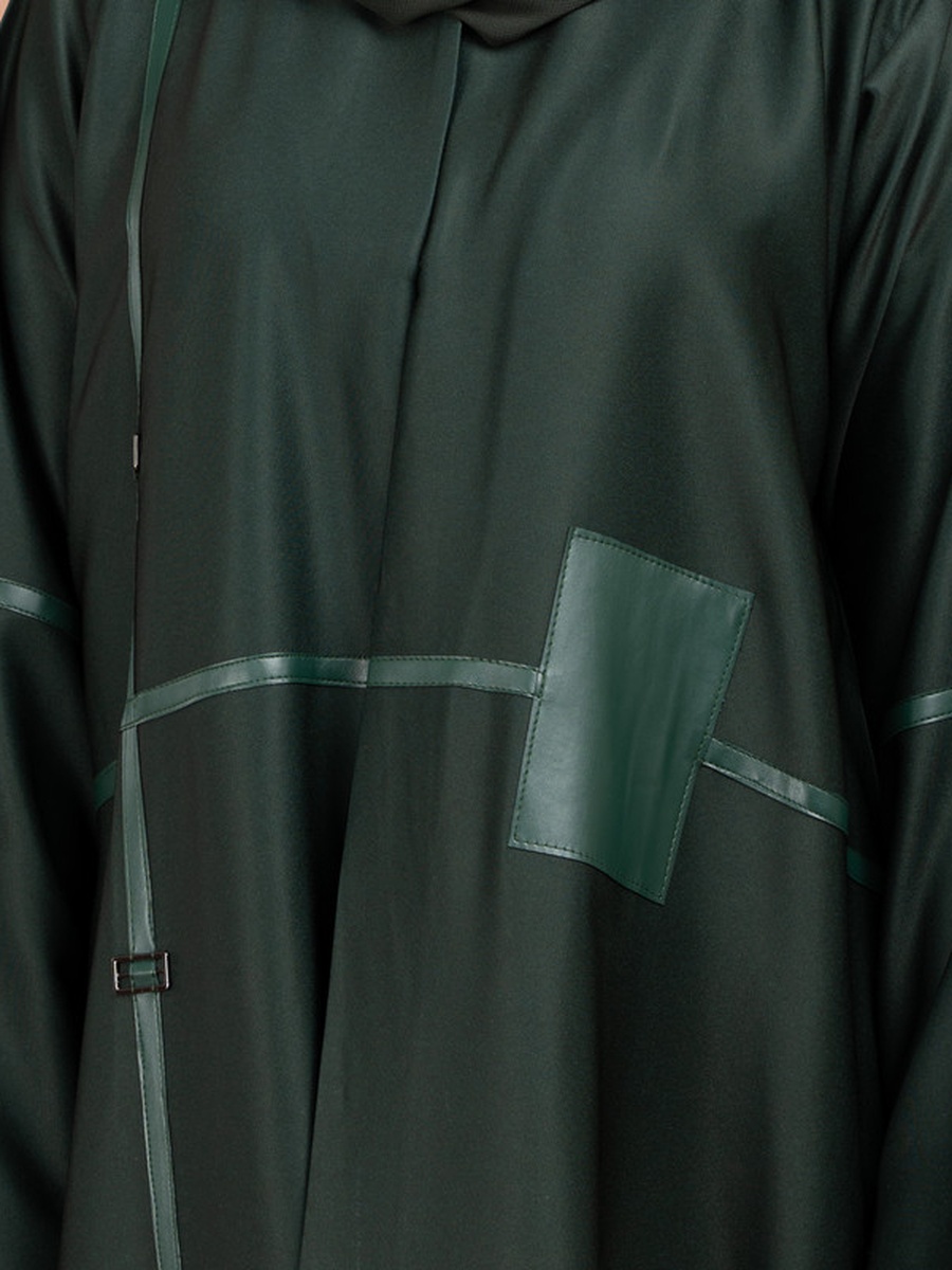 Dark Green Modern Emirati Abaya