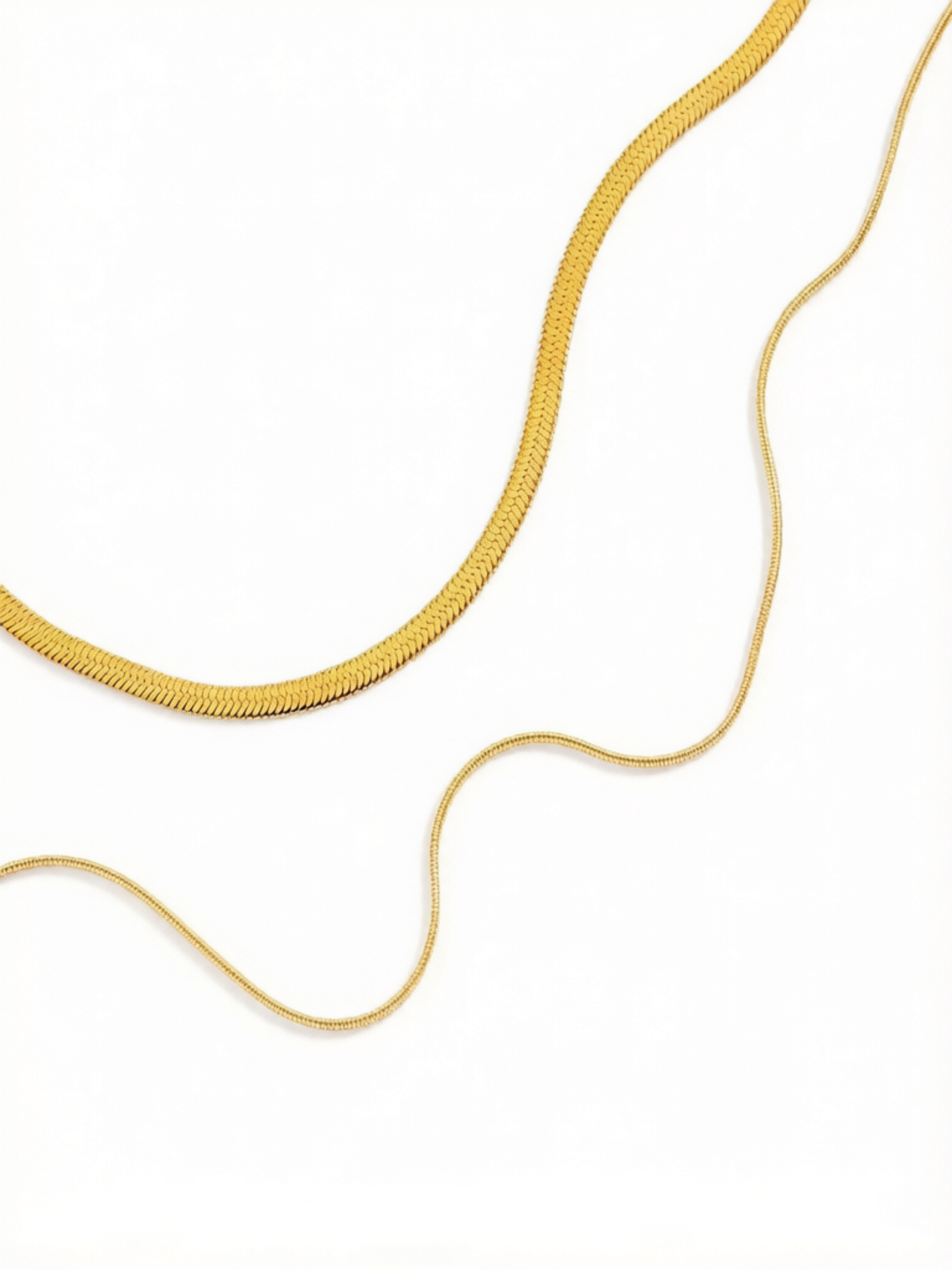 Gold Layered Necklace Set