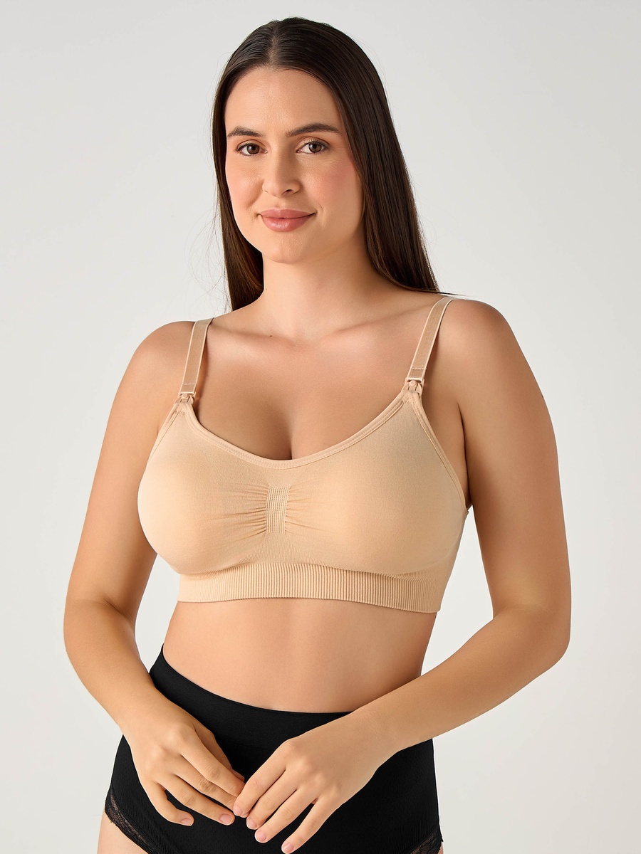 Nursing Bra with Drop-Down Nursing Clips