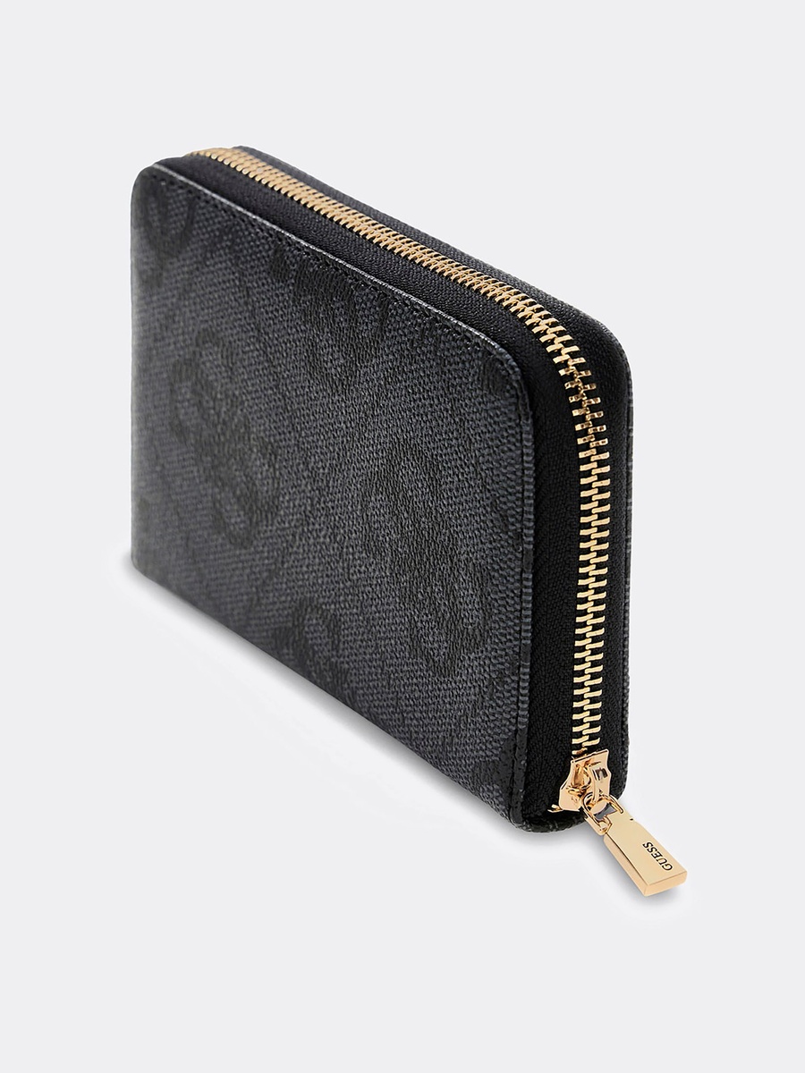 Laurel Ii Monogram Wallet with Zipper Closure