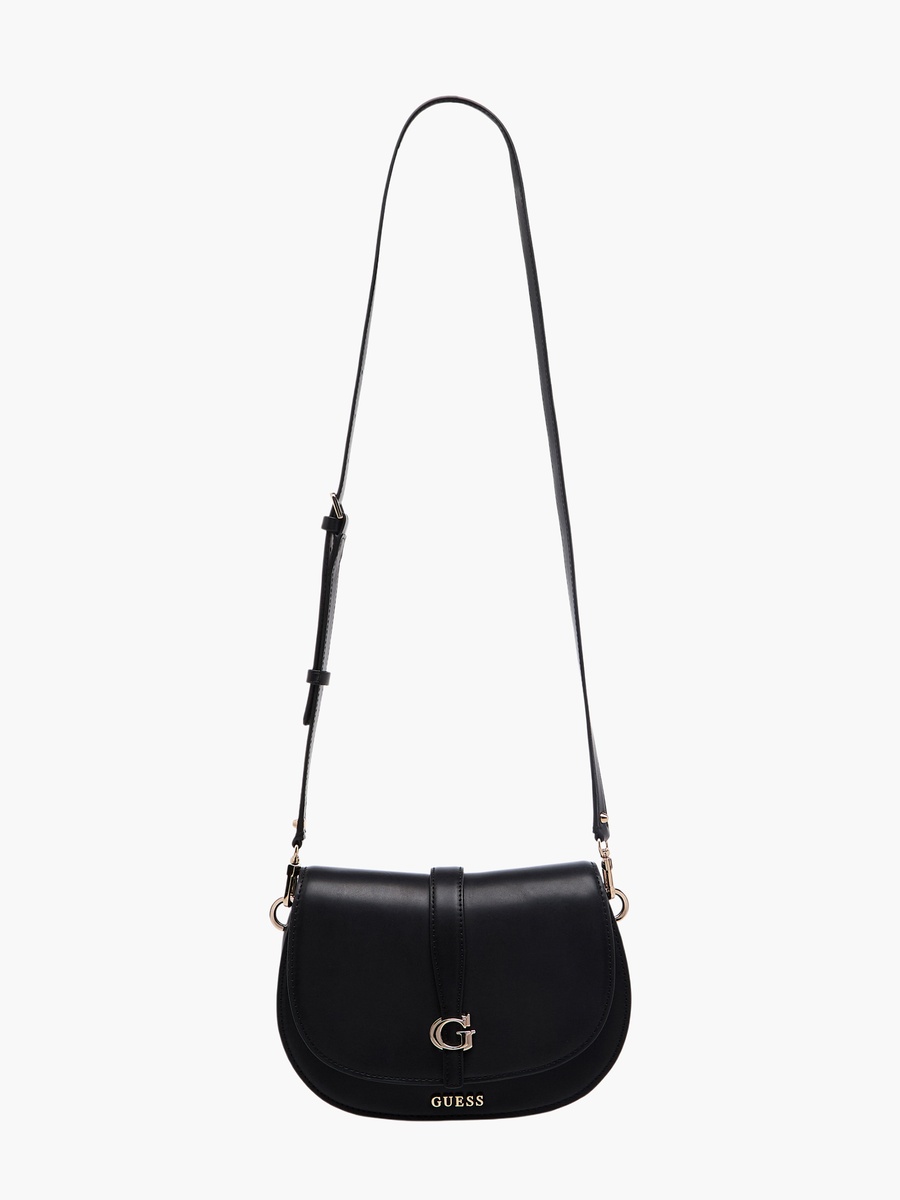 Carrie Solid Crossbody Bag with Detachable Strap