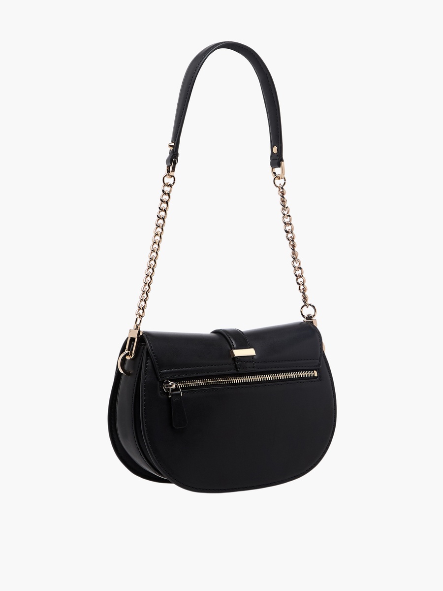 Carrie Solid Crossbody Bag with Detachable Strap