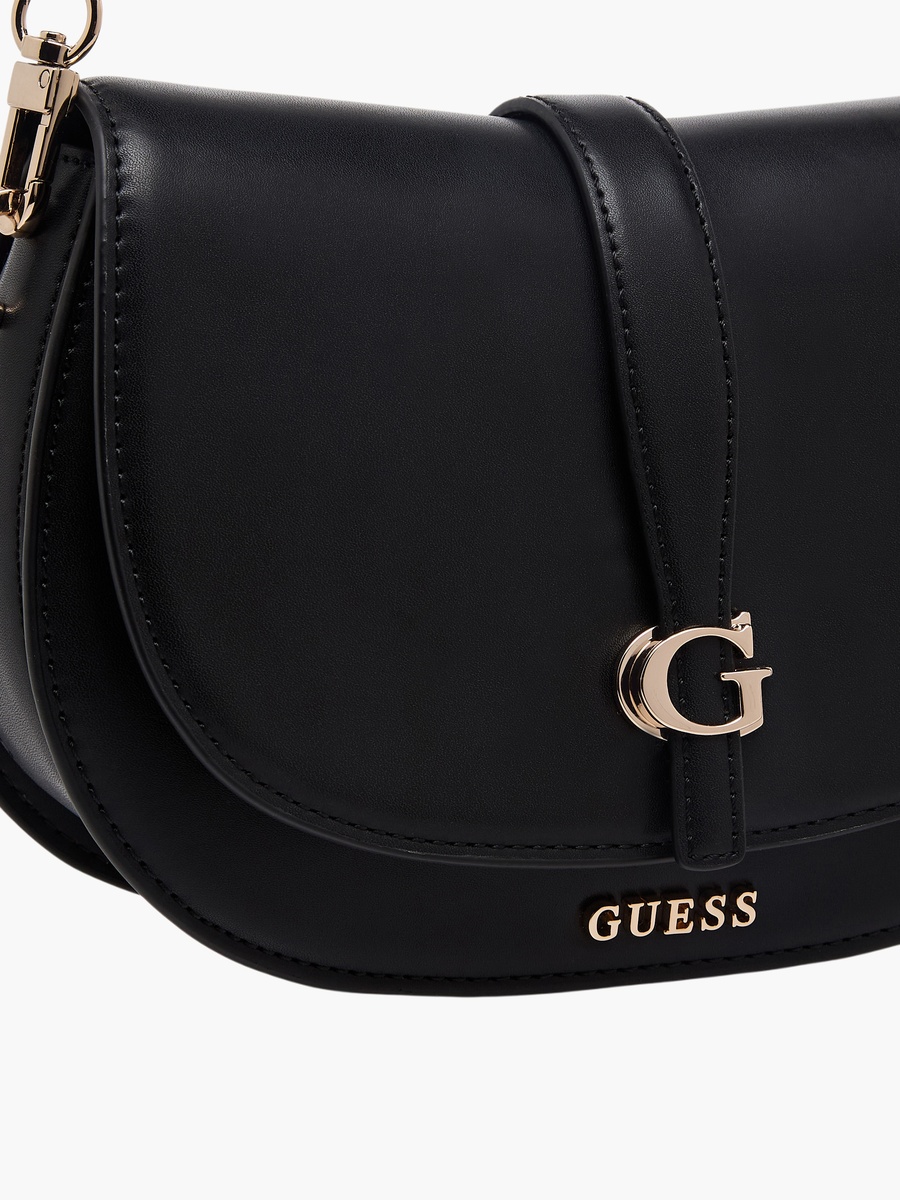 Carrie Solid Crossbody Bag with Detachable Strap