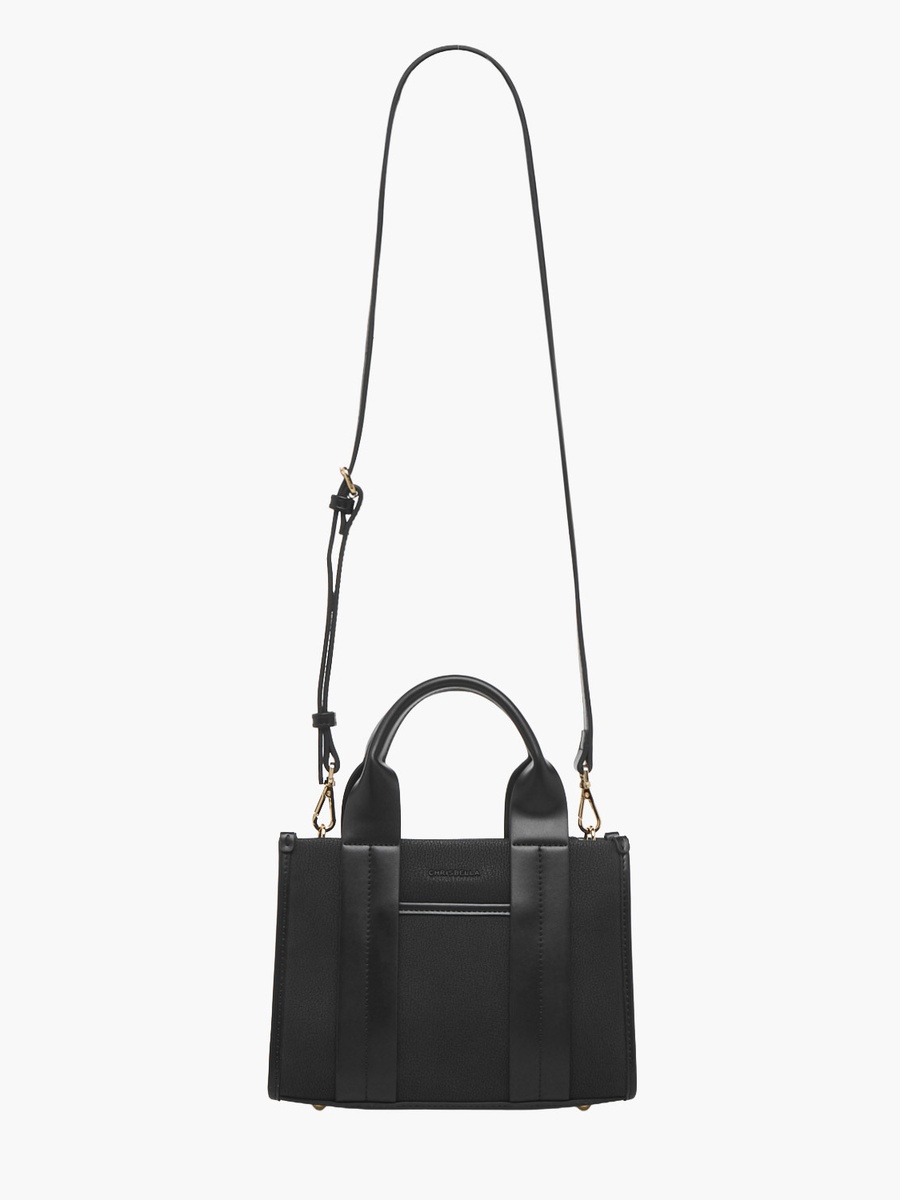 Textured Tote Bag with Detachable Strap