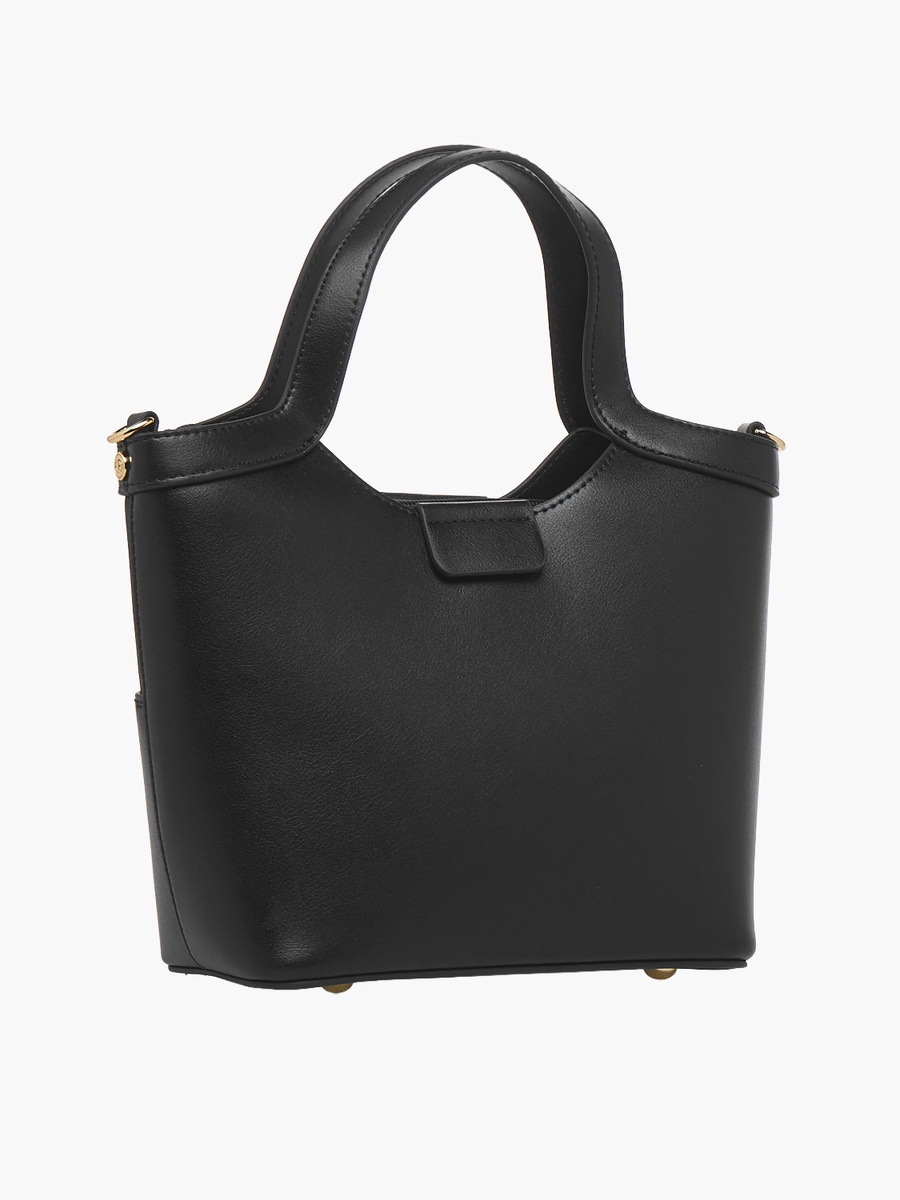 Textured Tote Bag with Coin Pouch