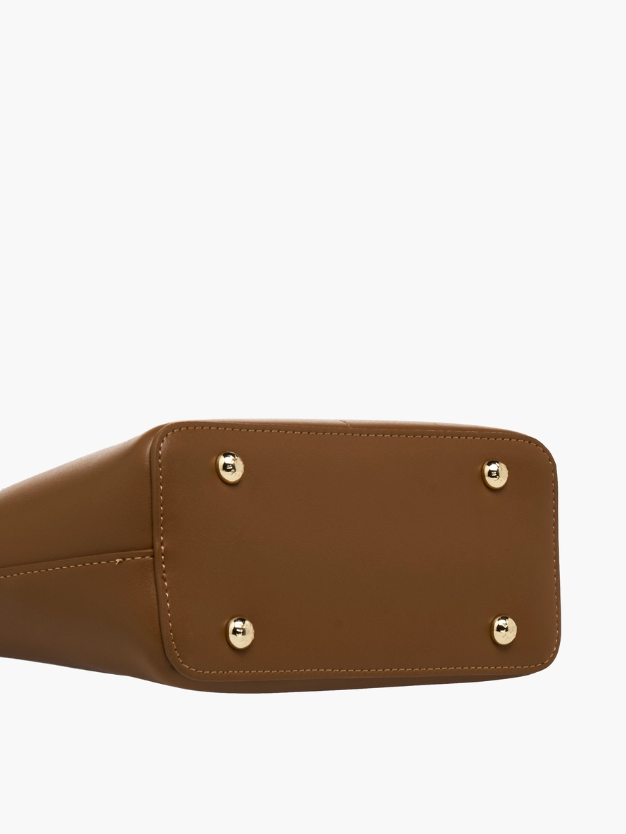 Textured Tote Bag with Wallet