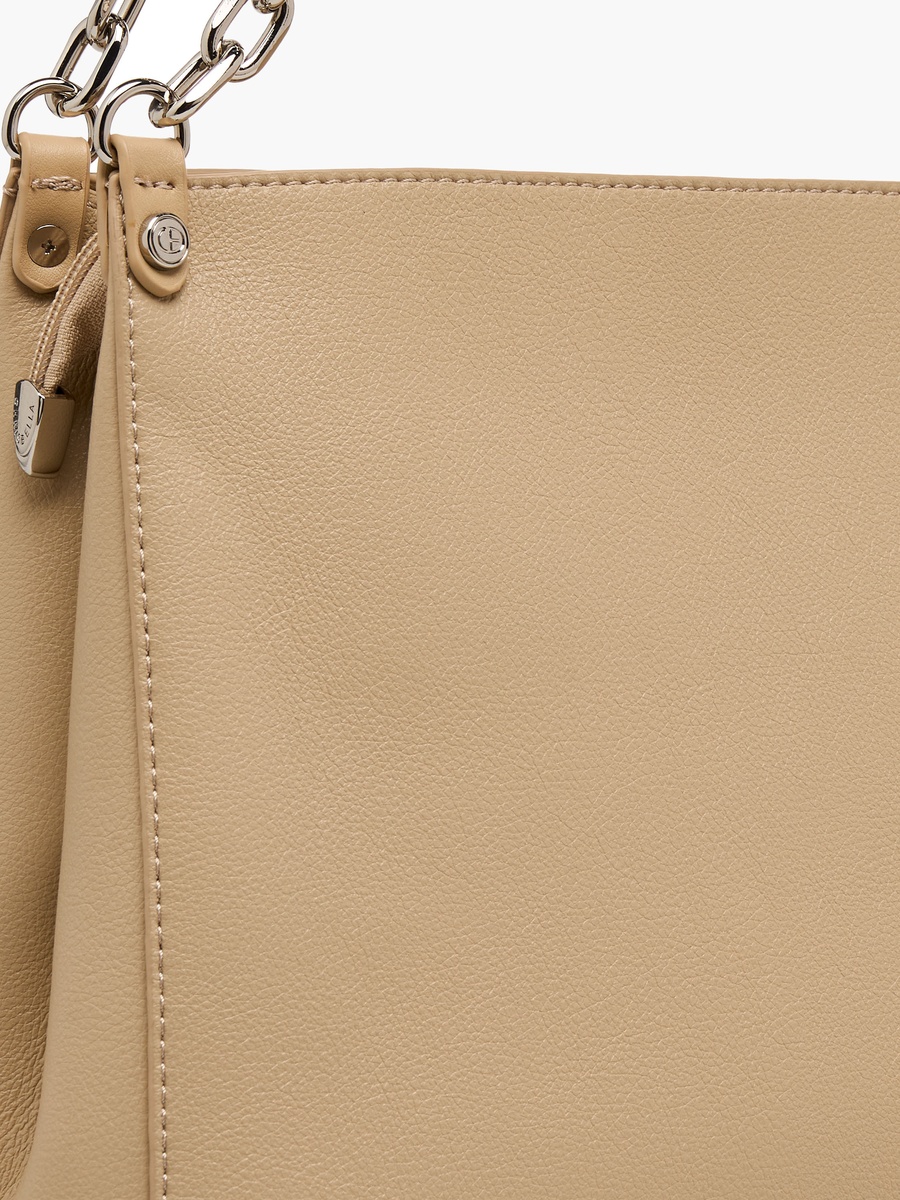 Plain Shoulder Bag with Pouch
