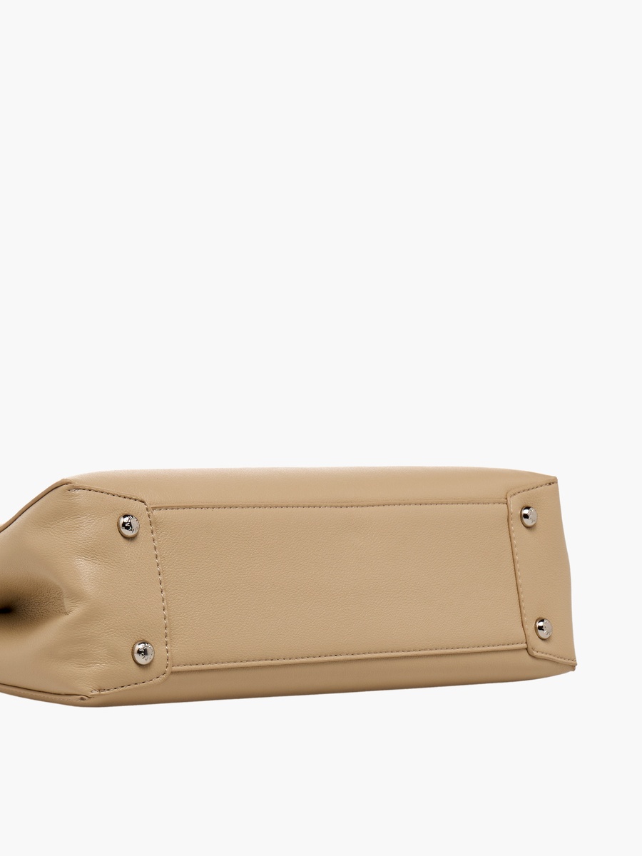 Plain Shoulder Bag with Pouch